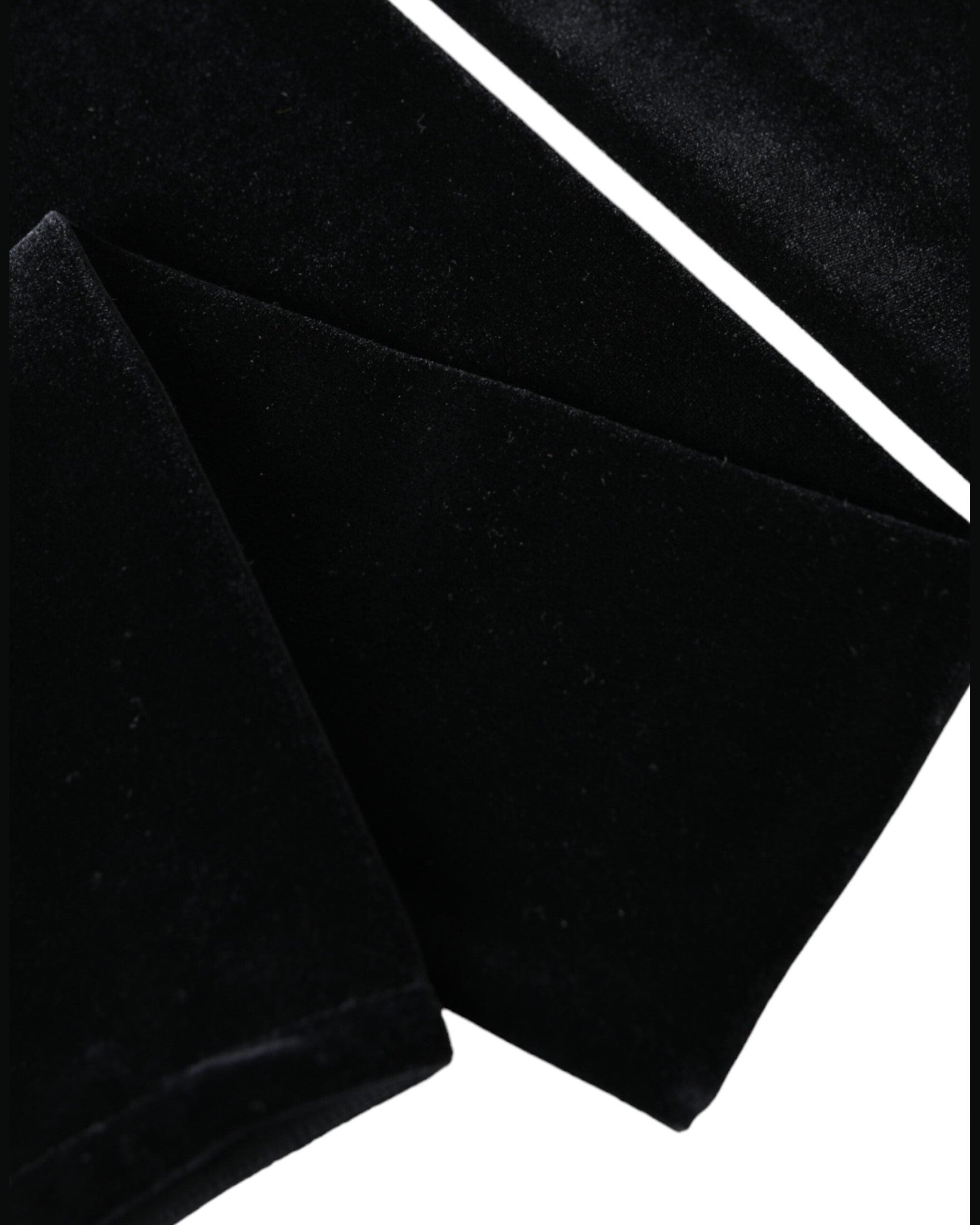 Dolce & Gabbana Nylon Finger Less Elbow Long Black Gloves Glam Steals