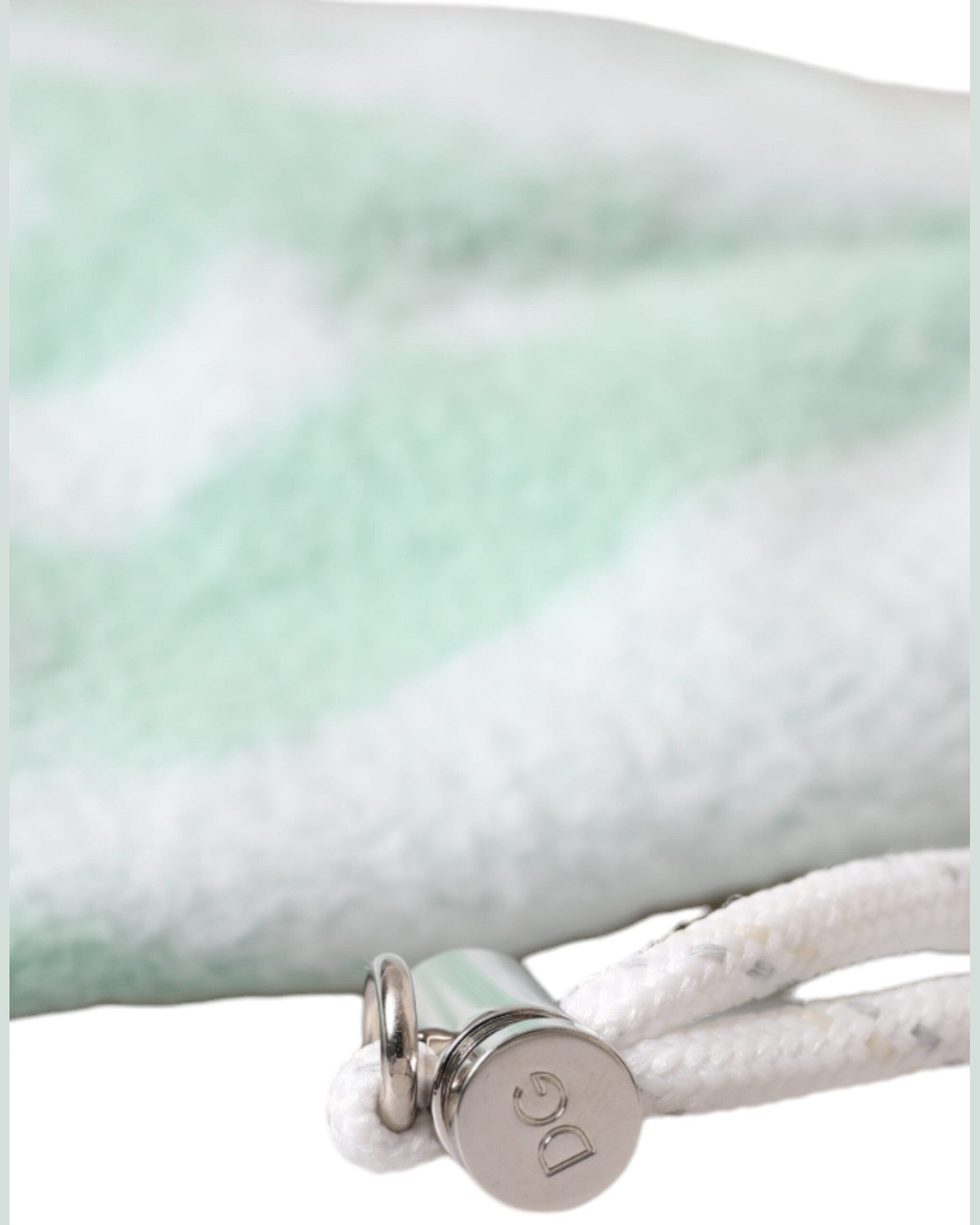 Dolce & Gabbana Nylon Fleece Wrist Length Mitten White Gloves Glam Steals