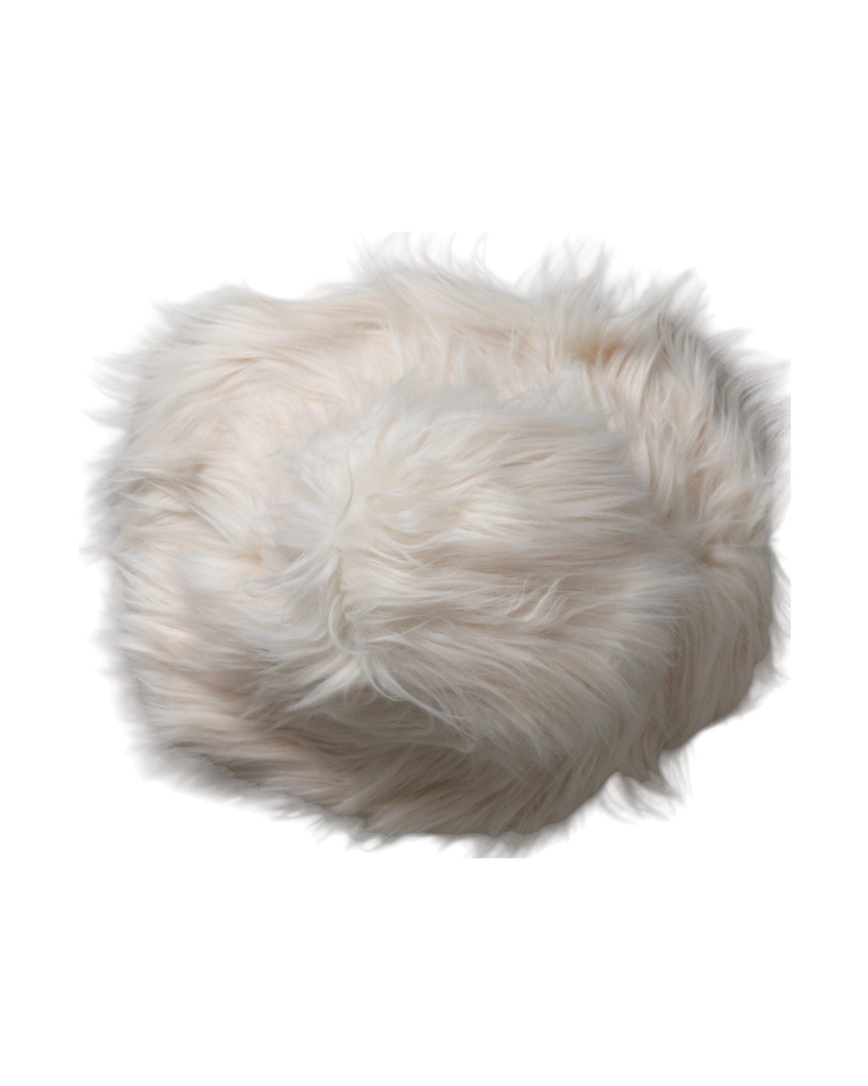 Dolce & Gabbana Off Acrylic Fur Womens Bucket White Hat Glam Steals