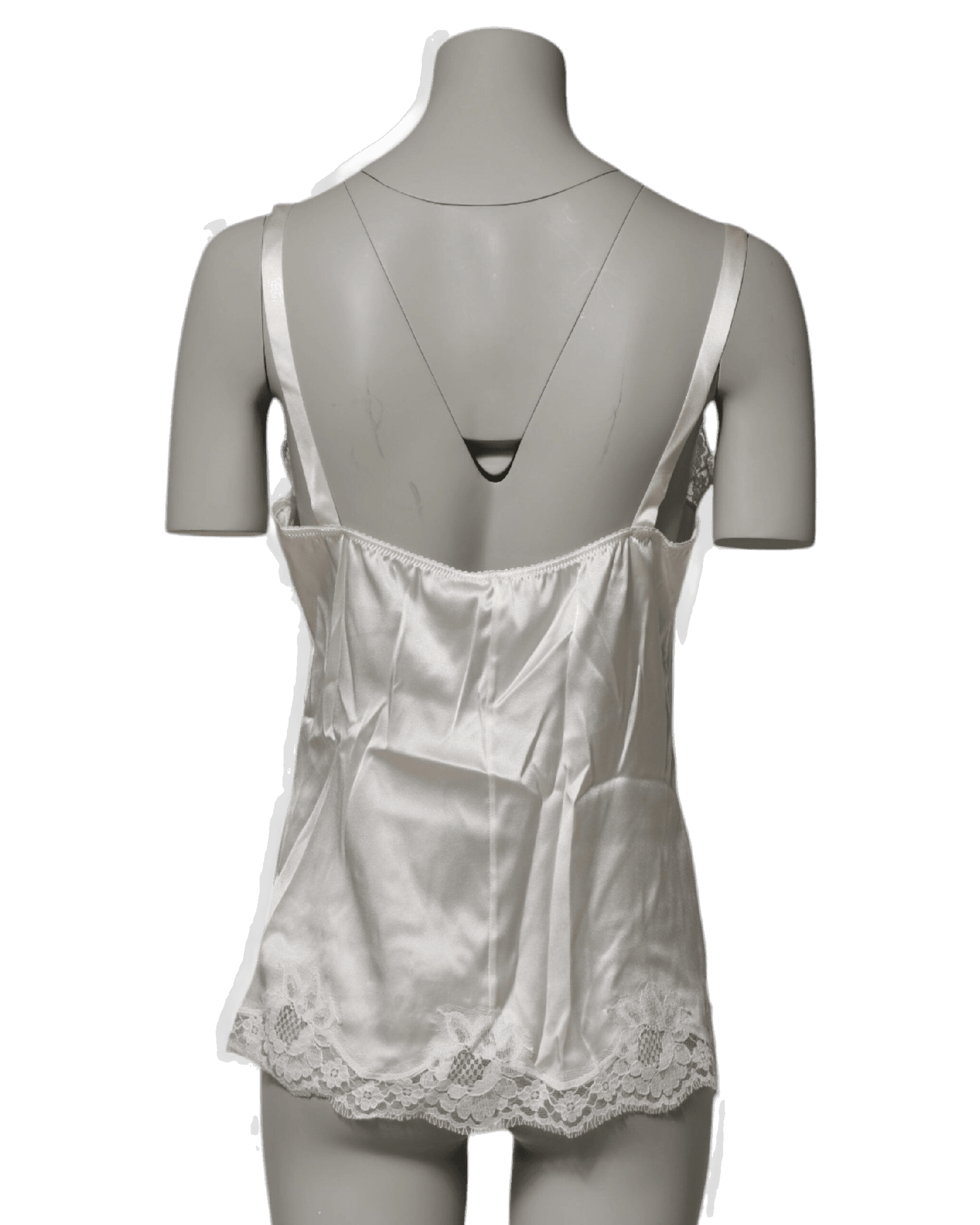 Dolce & Gabbana Off White Lace Camisole Camisoles