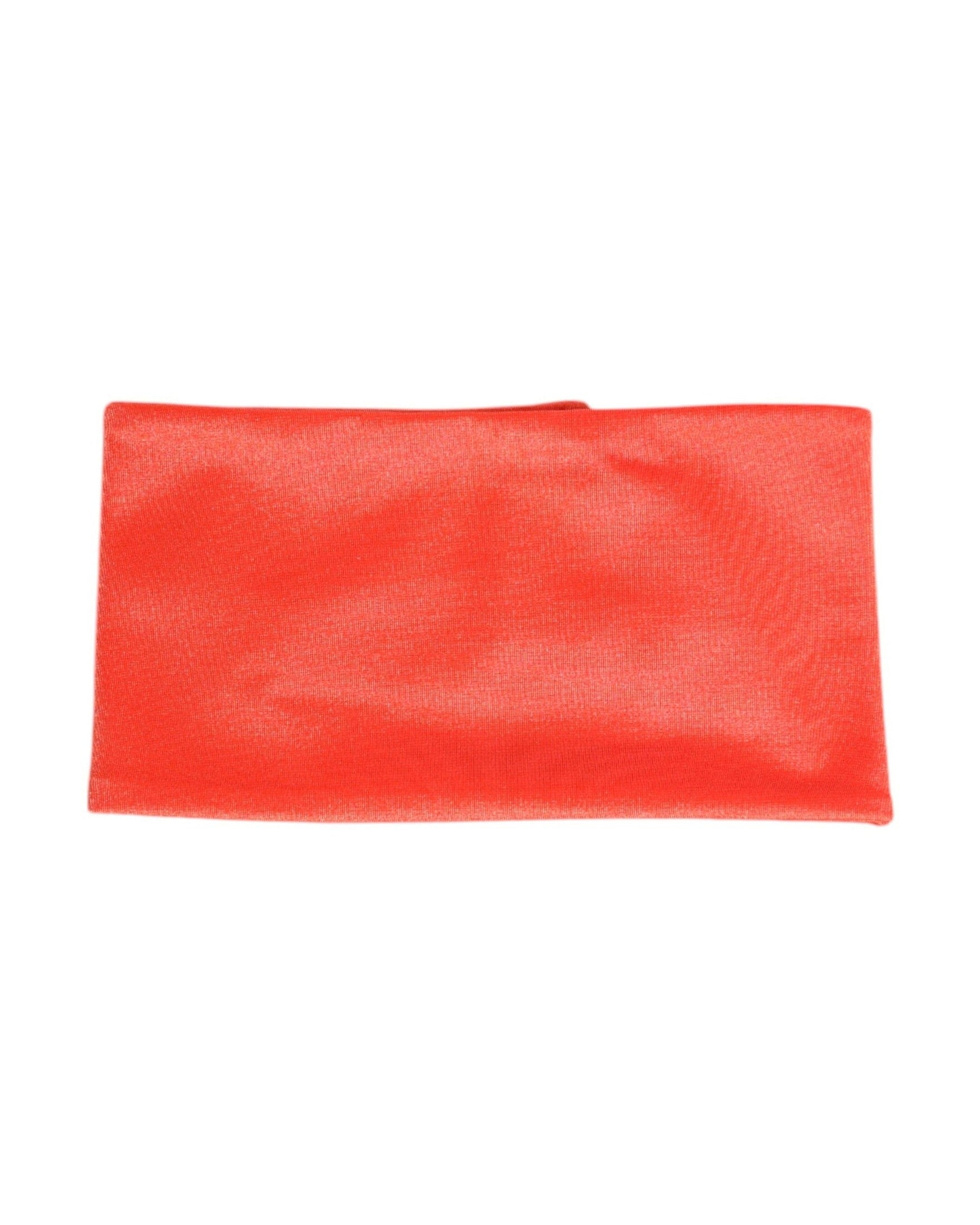 Dolce & Gabbana Orange Nylon Stretch Women Neck Warmer Scarf Glam Steals