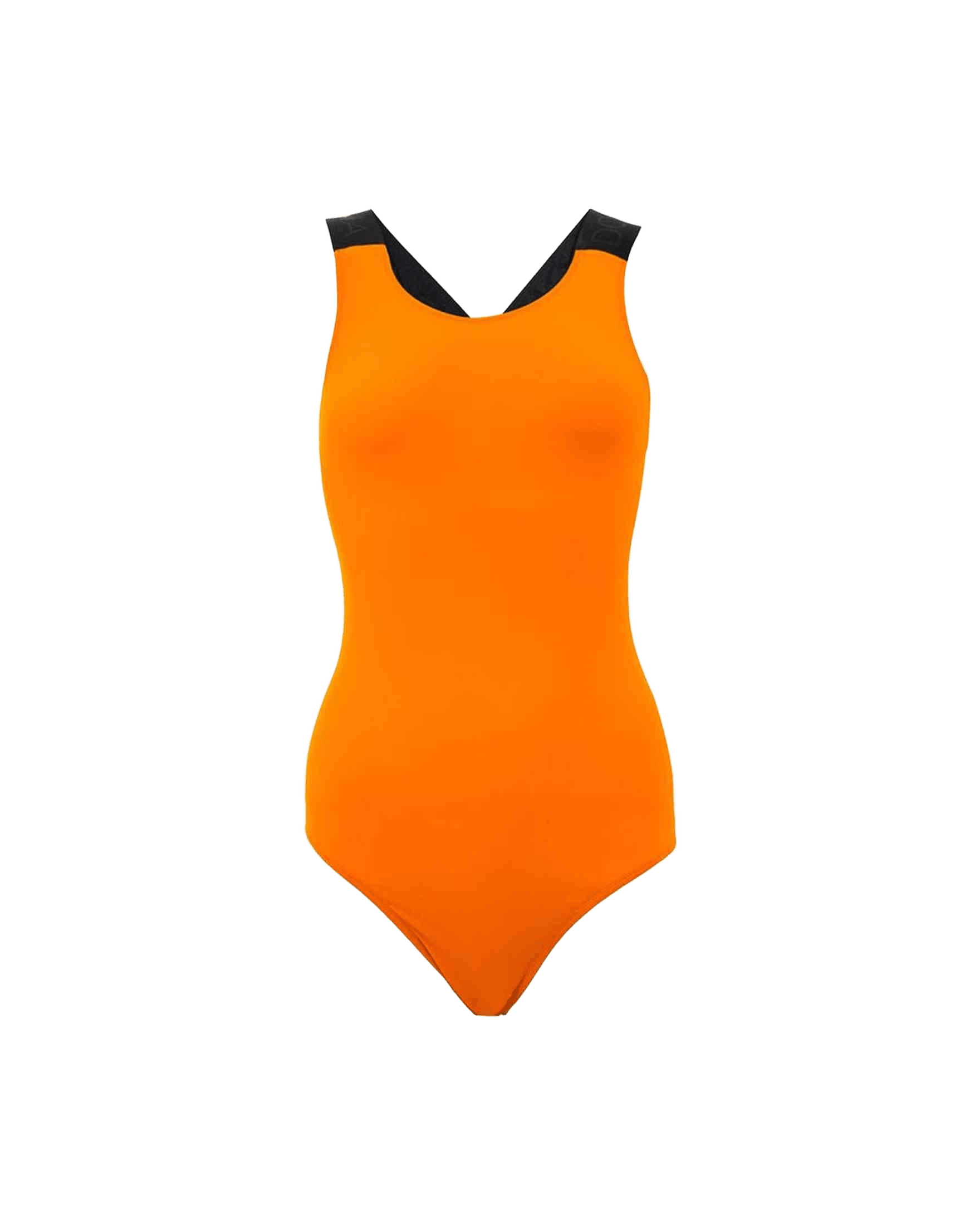 Dolce & Gabbana Orange Polyester One Piece Swimsuit Glam Steals