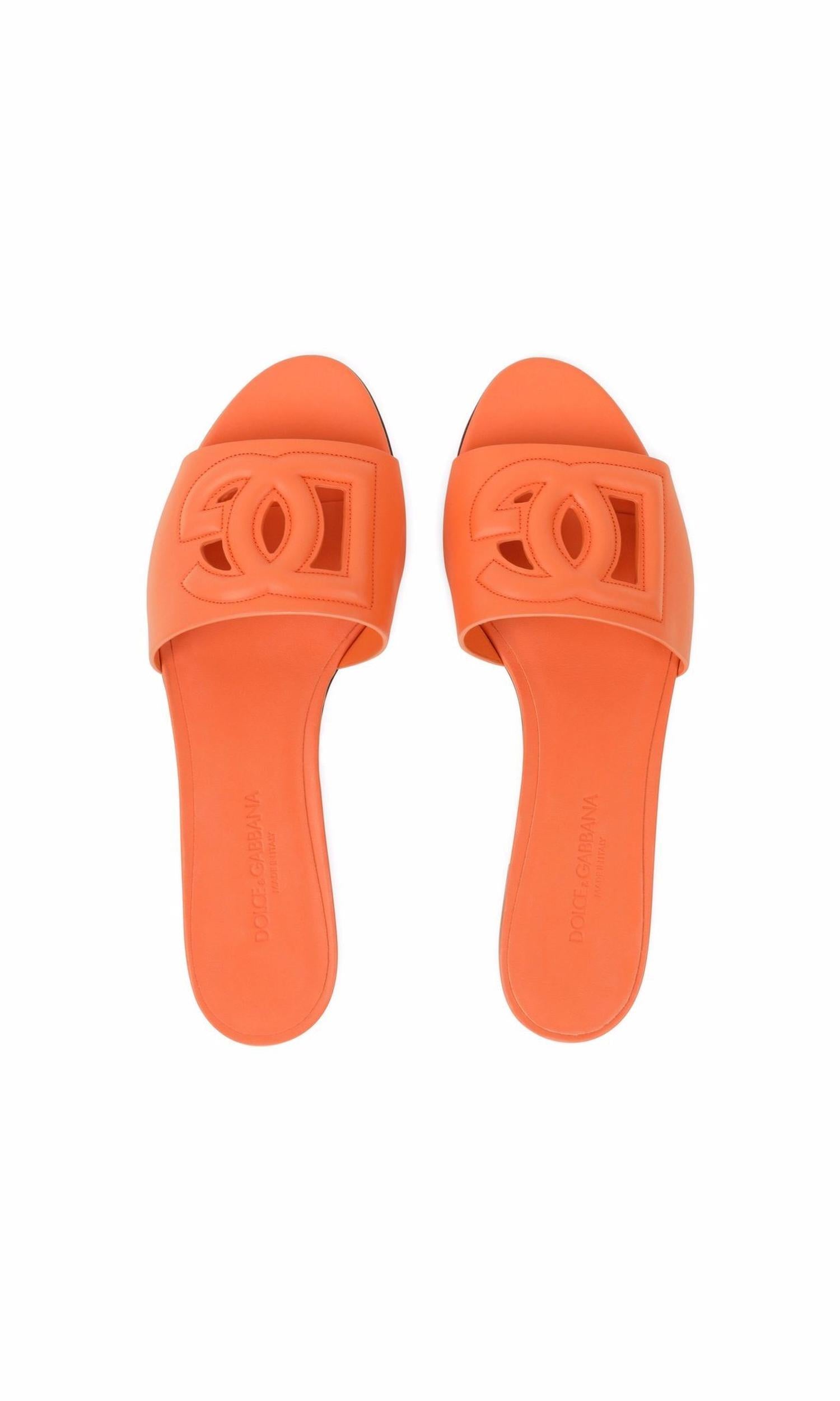 Dolce & Gabbana Orange Sandals Glam Steals