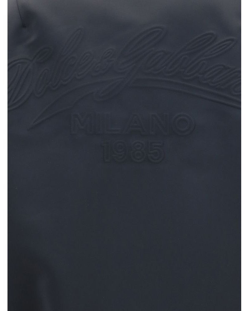 Dolce & Gabbana Oversized Jacket with Embossed Print Glam Steals