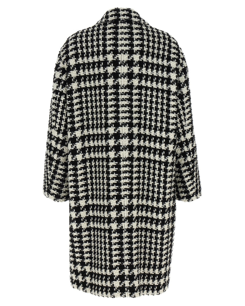 Dolce & Gabbana Pied De Poule Coat Glam Steals