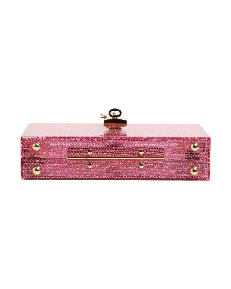 Dolce & Gabbana Pink Box Clutch Glam Steals