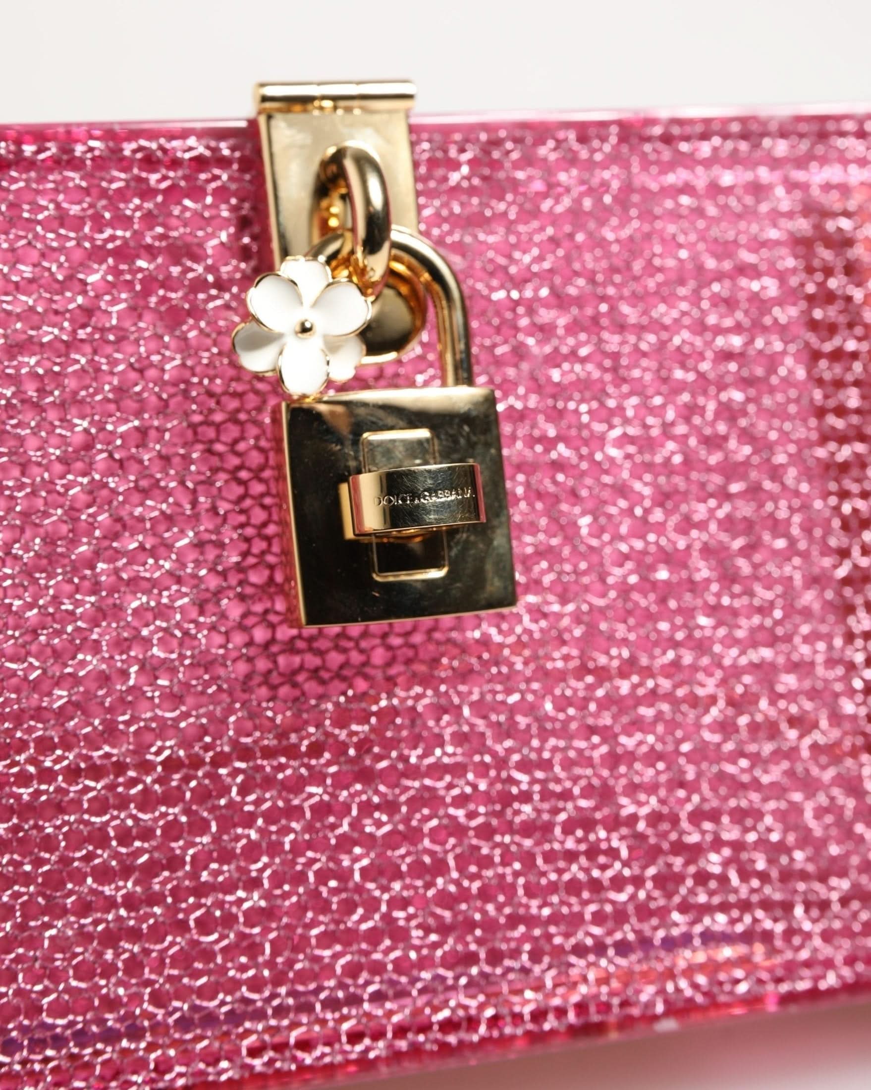 Dolce & Gabbana Pink Box Clutch Glam Steals