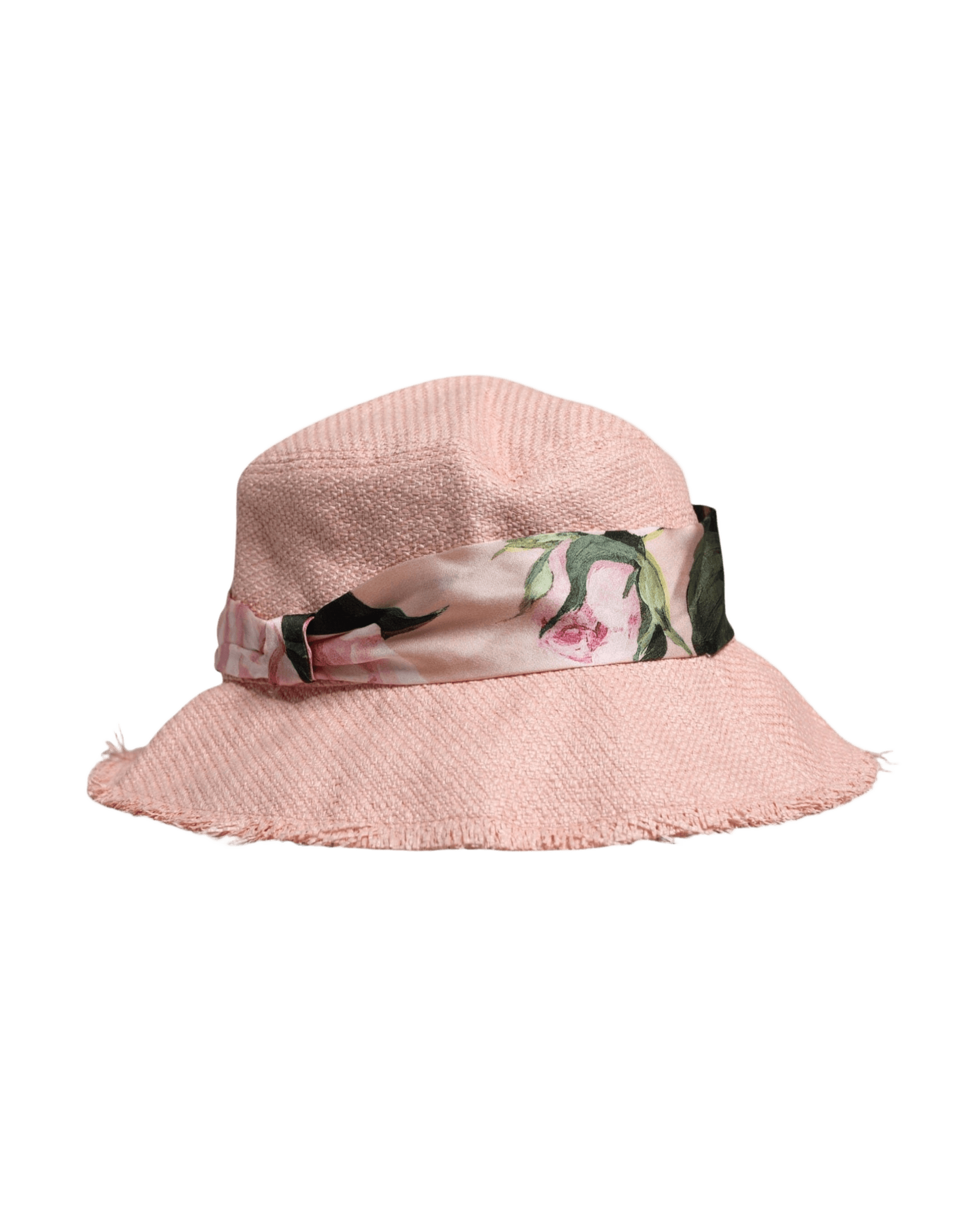 Dolce & Gabbana Pink Cotton Wide Brim Bucket Hat Glam Steals