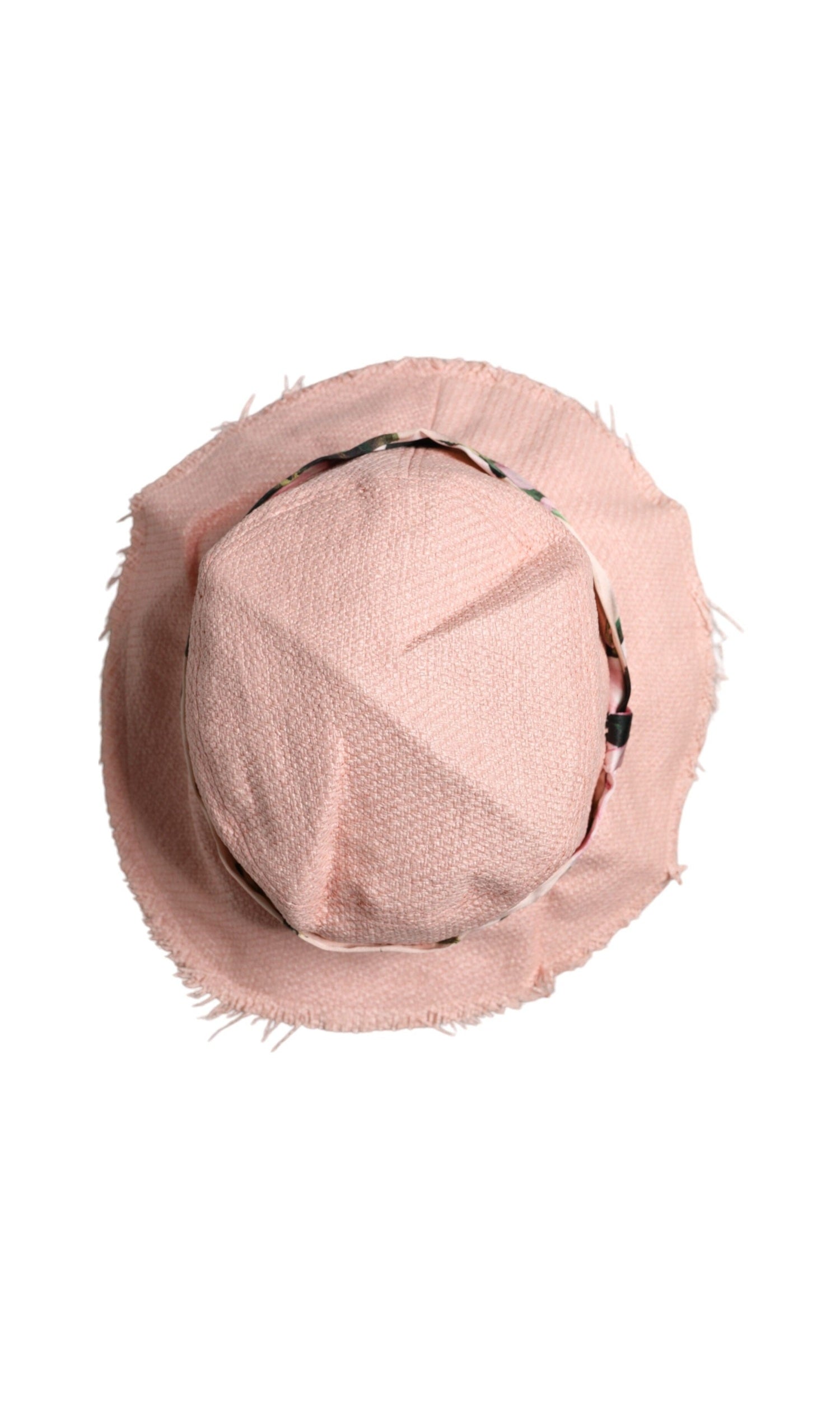 Dolce & Gabbana Pink Cotton Wide Brim Bucket Hat Glam Steals