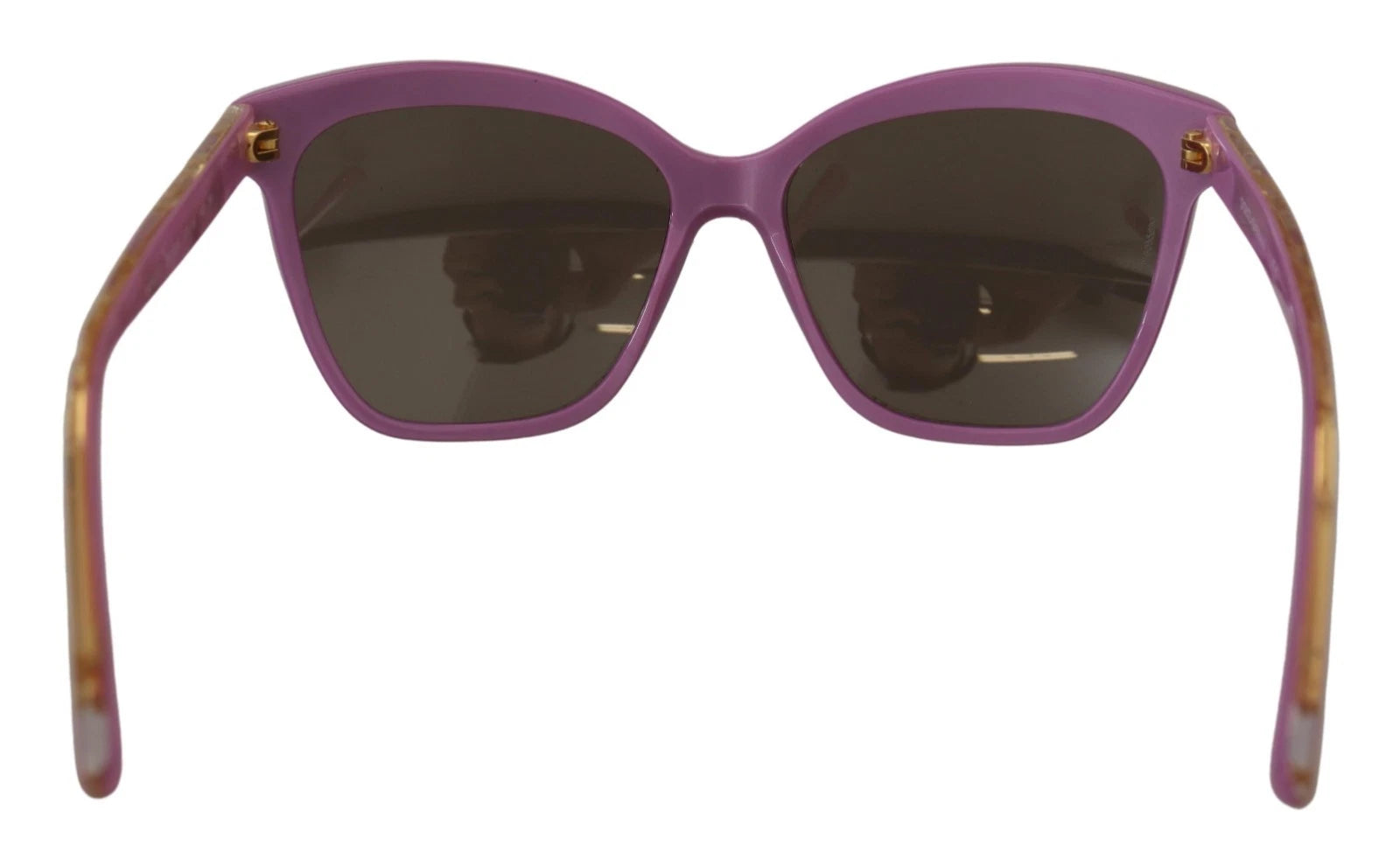 Dolce & Gabbana Pink Dg4251 Gold Full Rim Rectangle Frame Shades Glam Steals