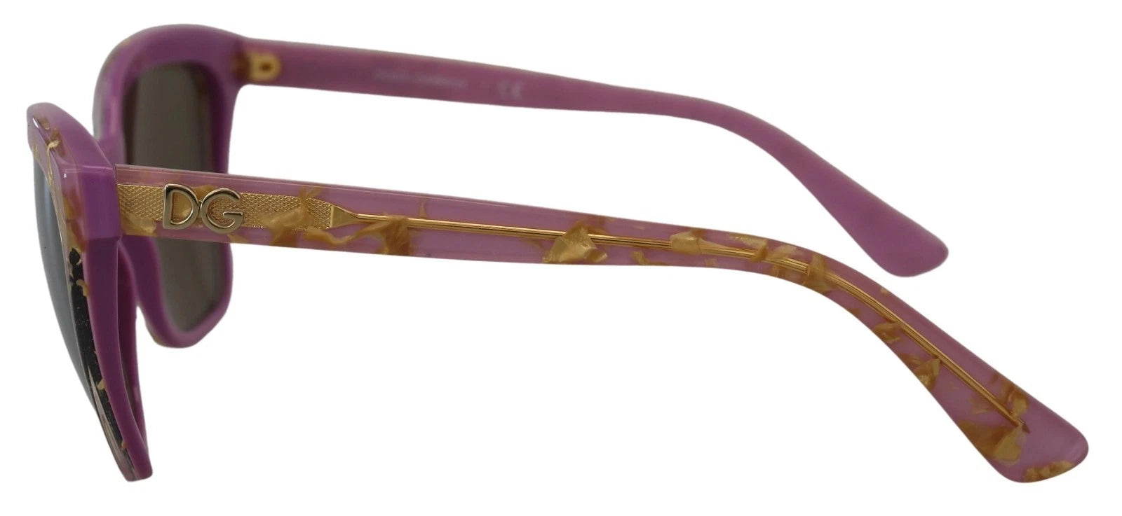 Dolce & Gabbana Pink Dg4251 Gold Full Rim Rectangle Frame Shades Glam Steals