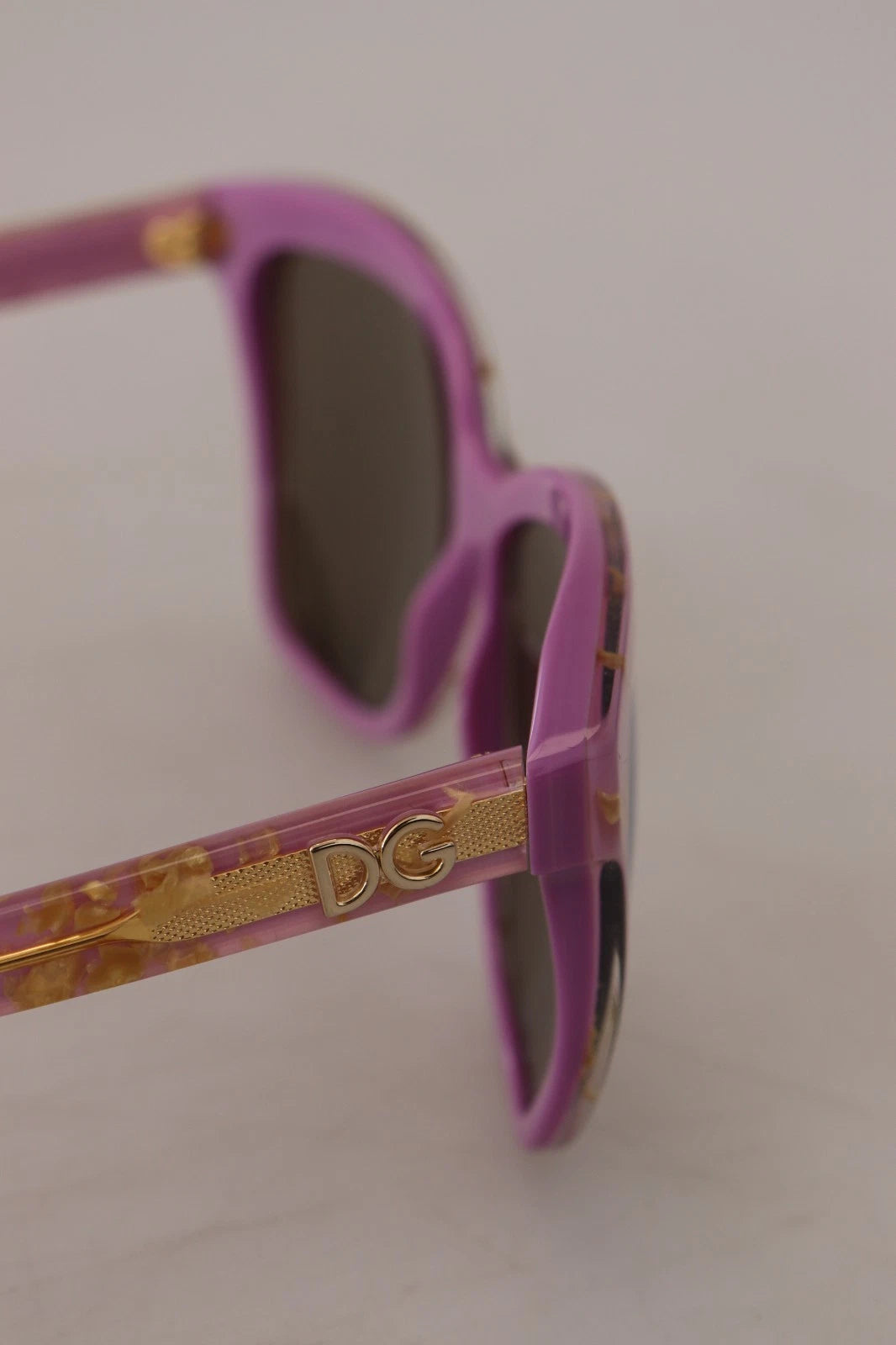 Dolce & Gabbana Pink Dg4251 Gold Full Rim Rectangle Frame Shades Glam Steals