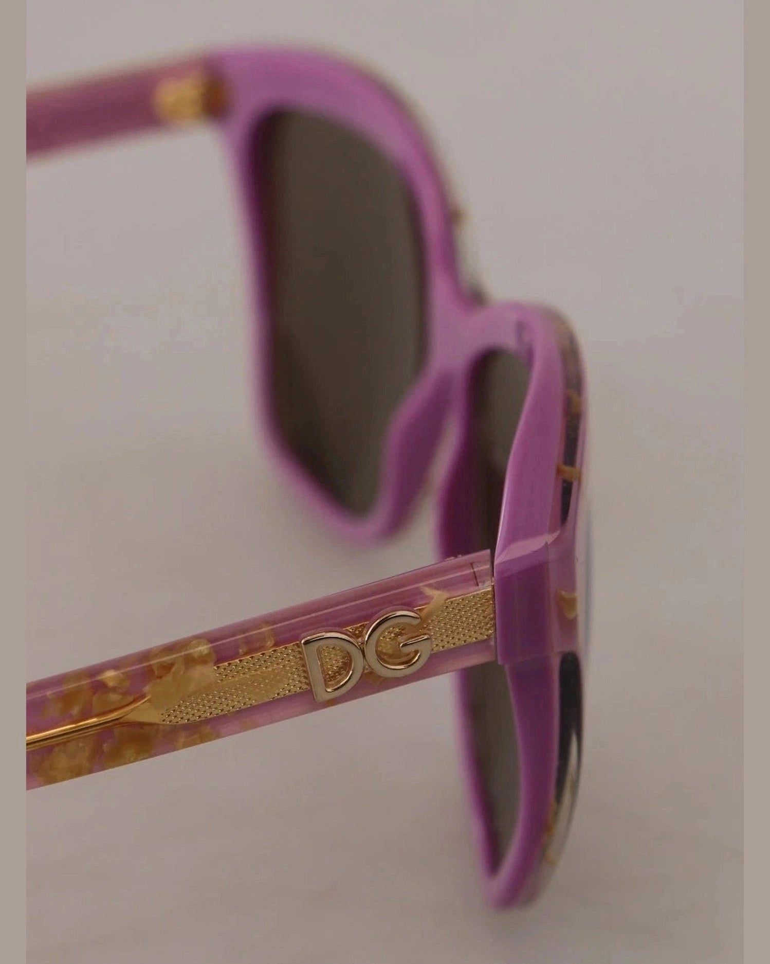 Dolce & Gabbana Pink Dg4251 Gold Full Rim Rectangle Frame Shades Glam Steals