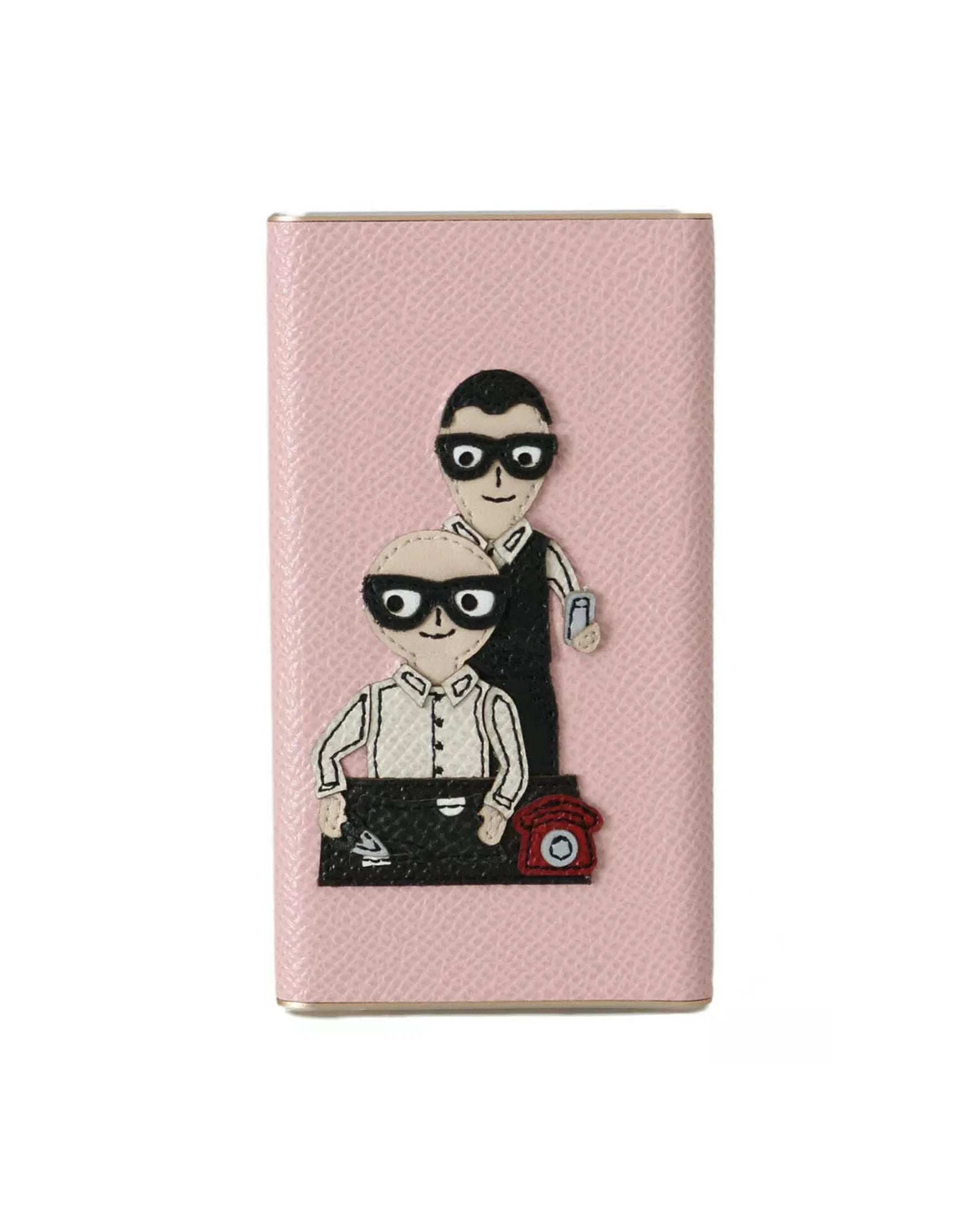 Dolce & Gabbana Pink Leather Chic Power Bank Glam Steals
