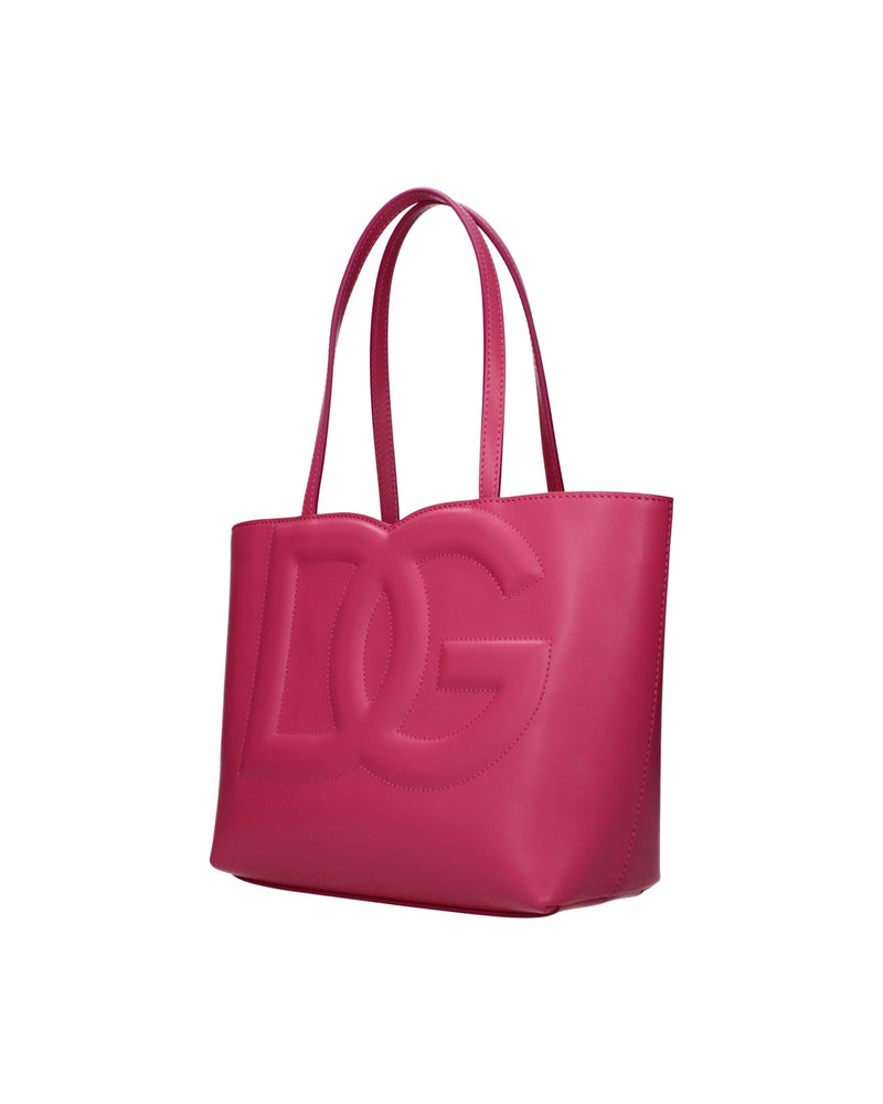 Dolce & Gabbana Pink Leather Handbag Glam Steals