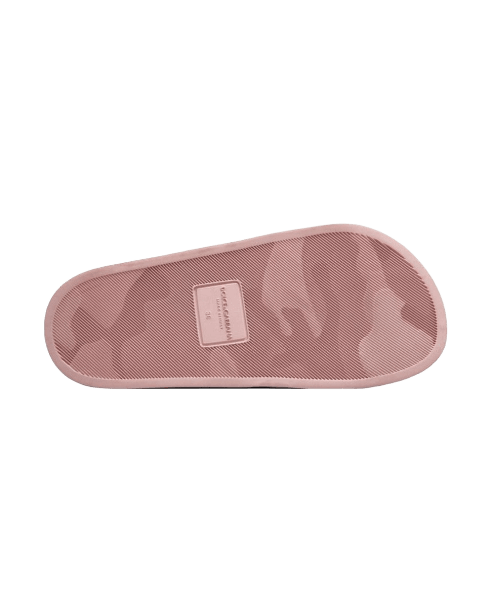 Dolce & Gabbana Pink Leather Slide Glam Steals