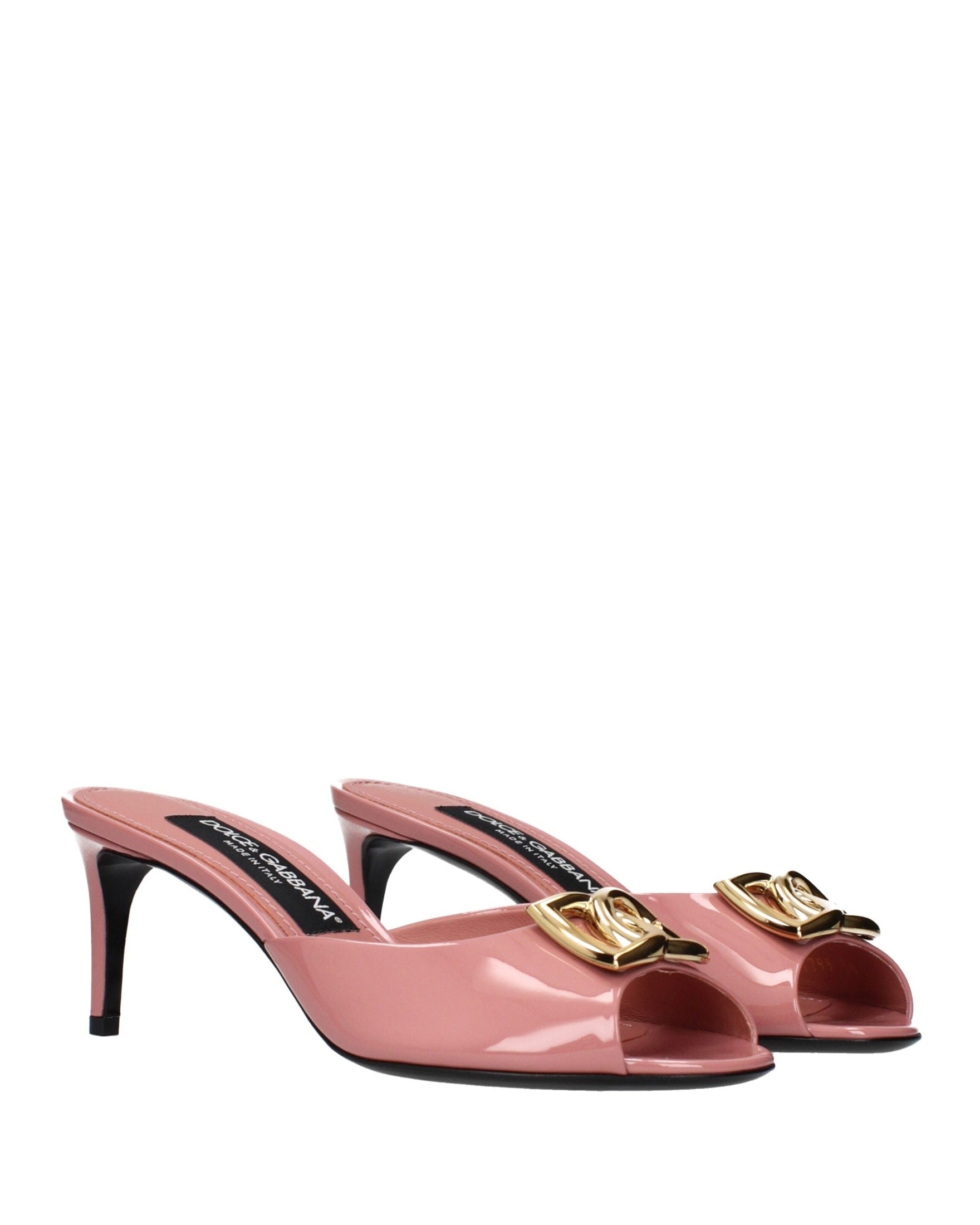 Dolce & Gabbana Pink Leather Stiletto Heel Glam Steals