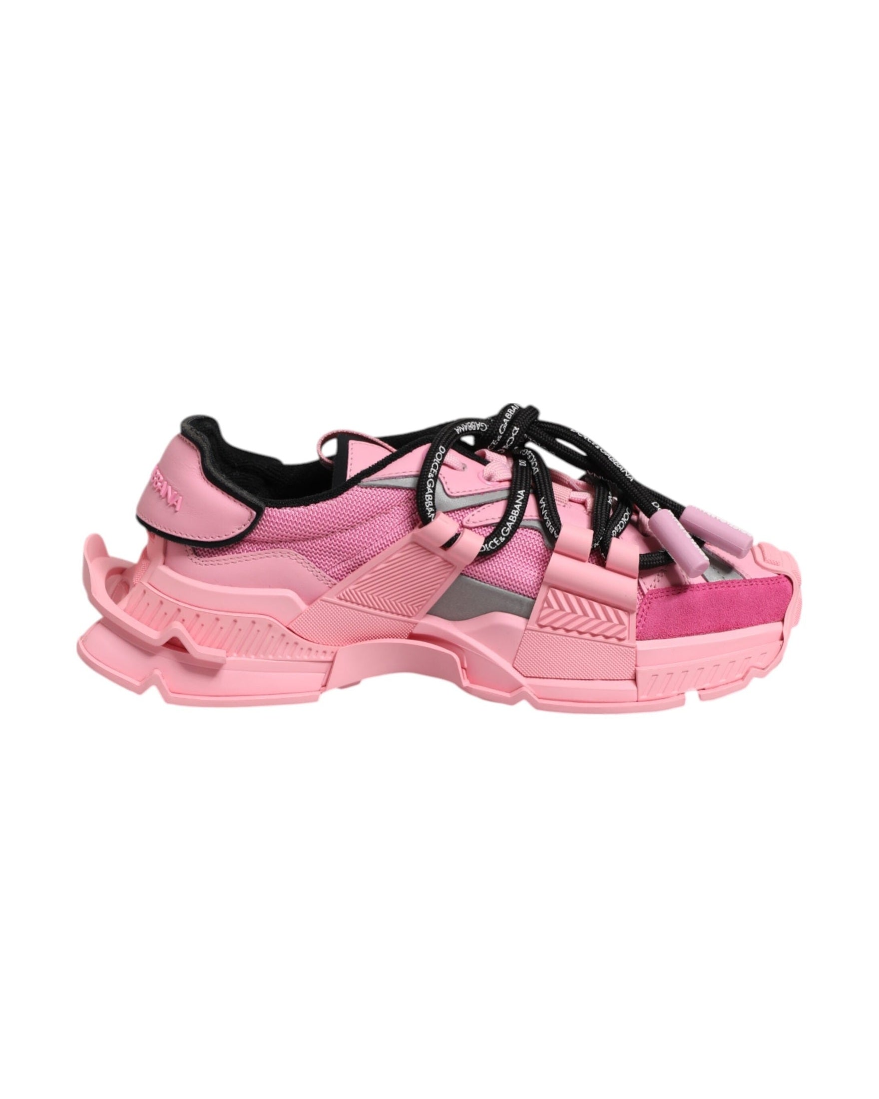 Dolce & Gabbana Pink Low Top Space Women Sneakers Shoes Glam Steals