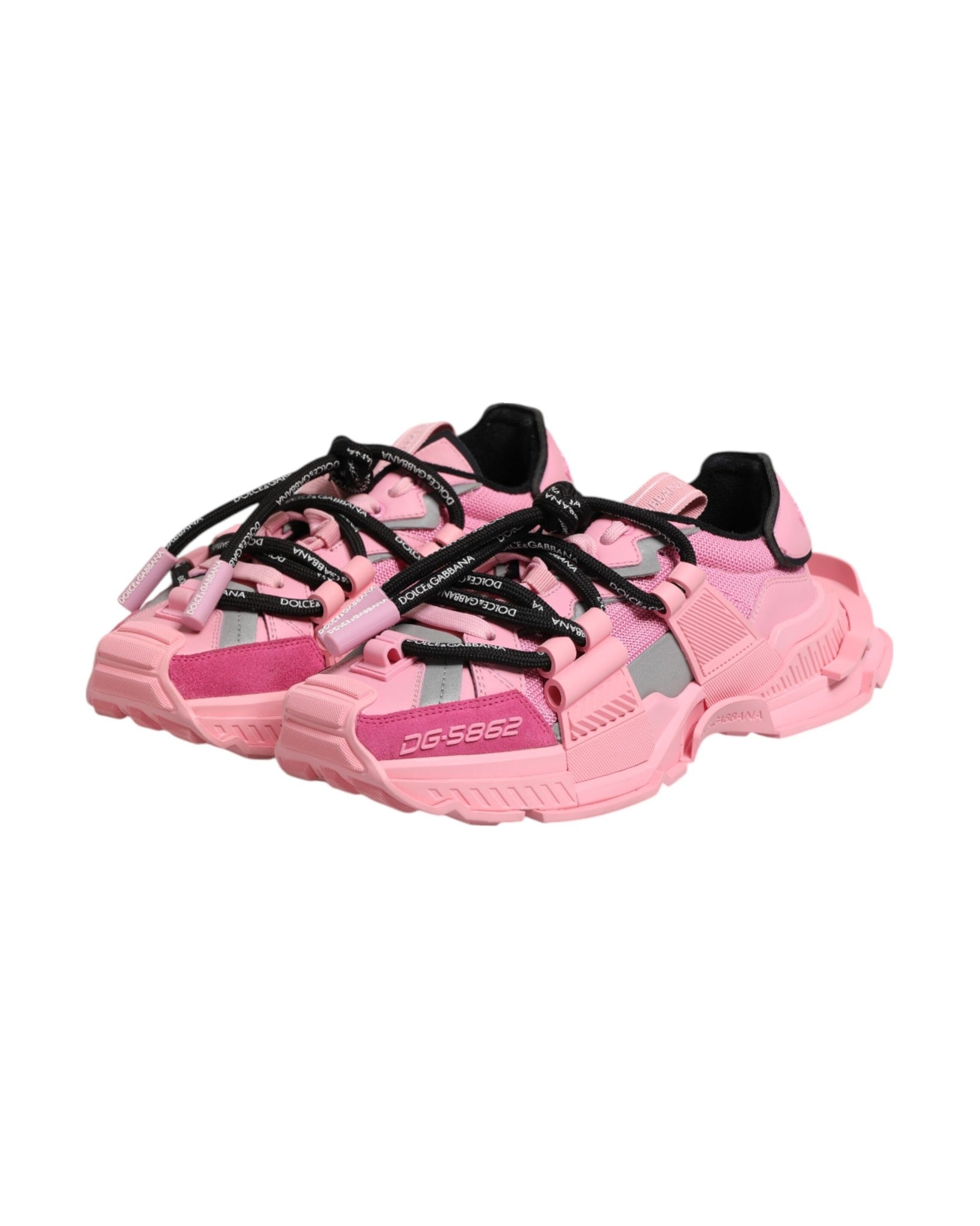 Dolce & Gabbana Pink Low Top Space Women Sneakers Shoes Glam Steals