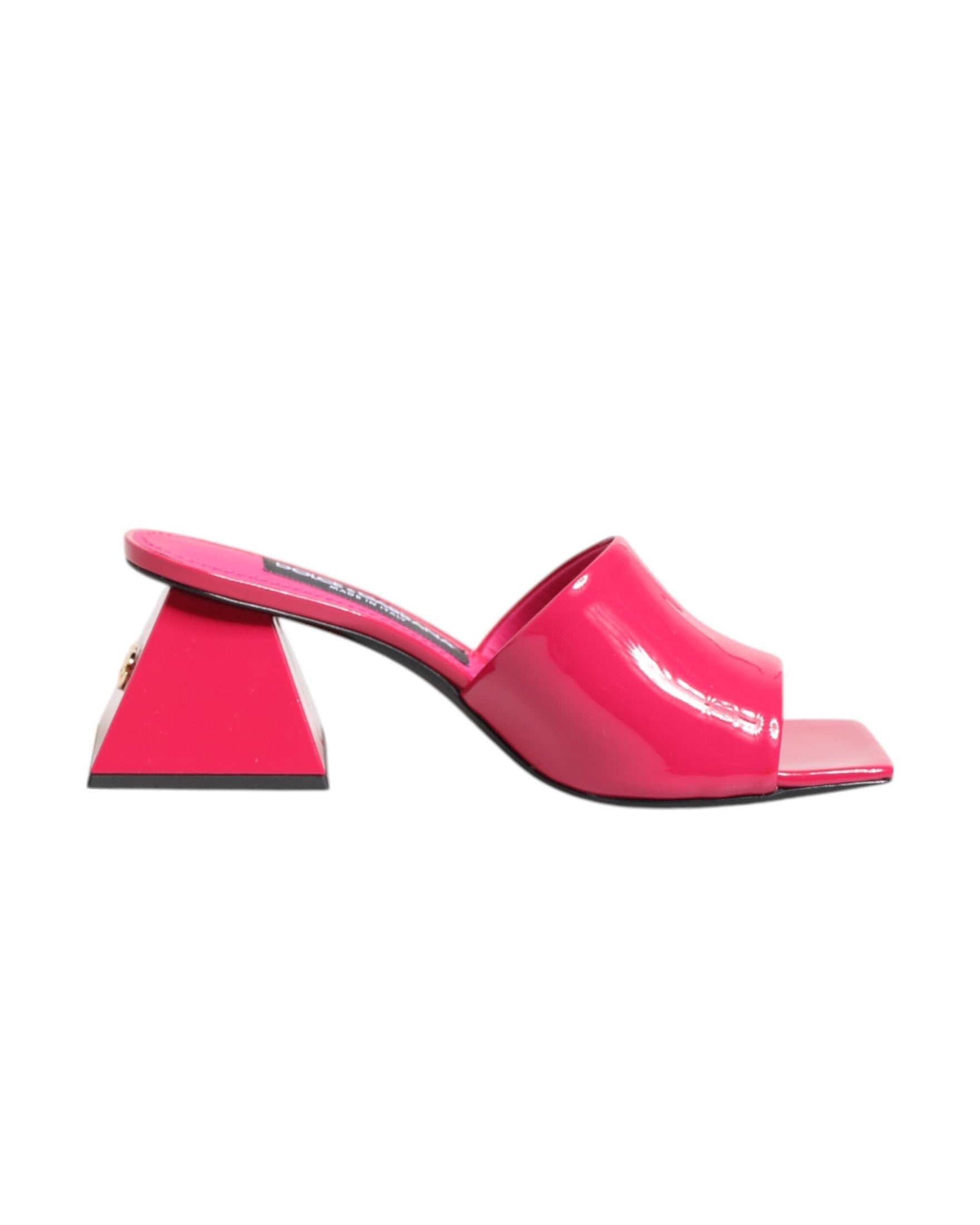 Dolce & Gabbana Pink Open Toe Block Heel Mules Sandals Shoes Glam Steals