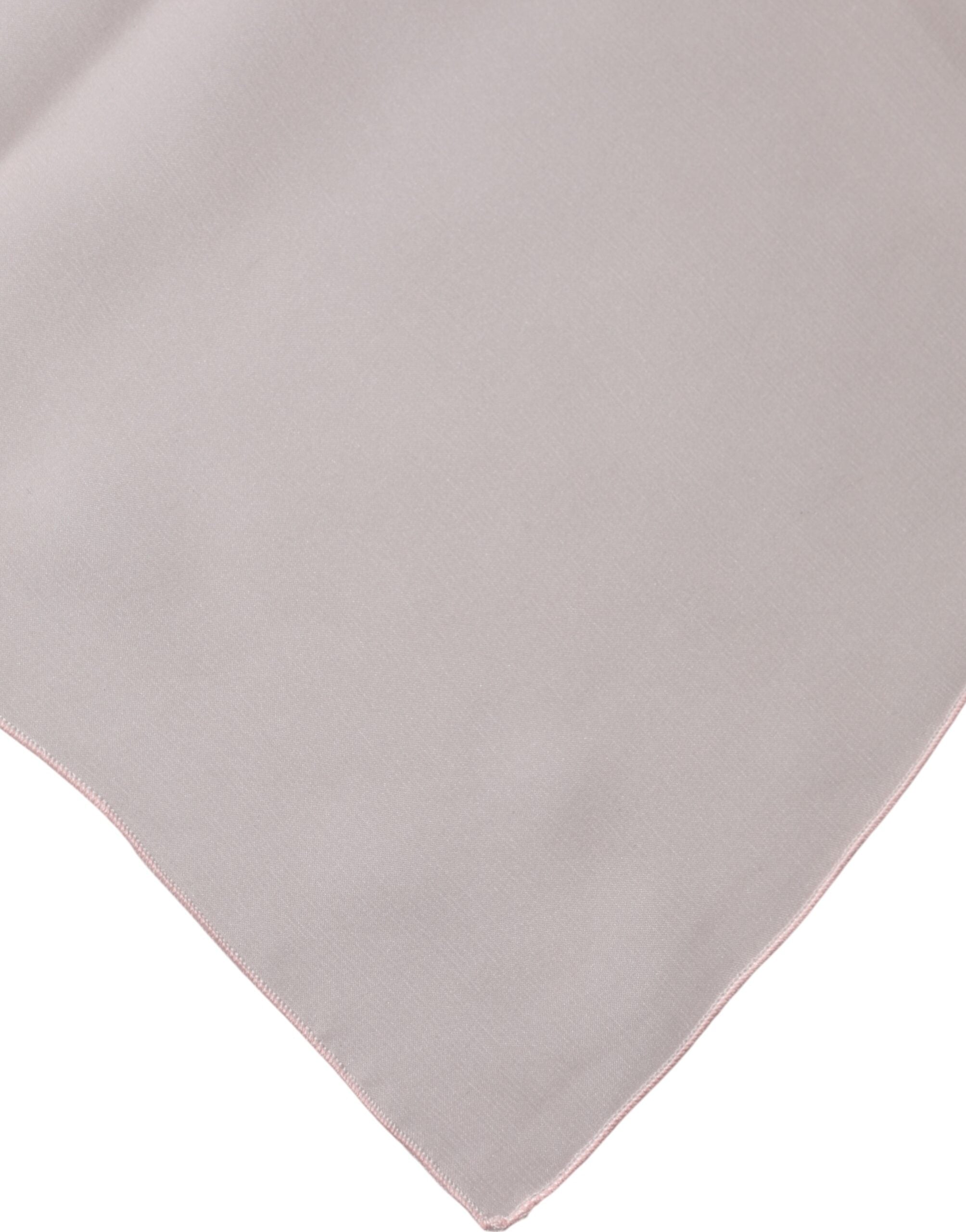 Dolce & Gabbana Pink Silk Neck Wrap Square Foulard Scarf Glam Steals