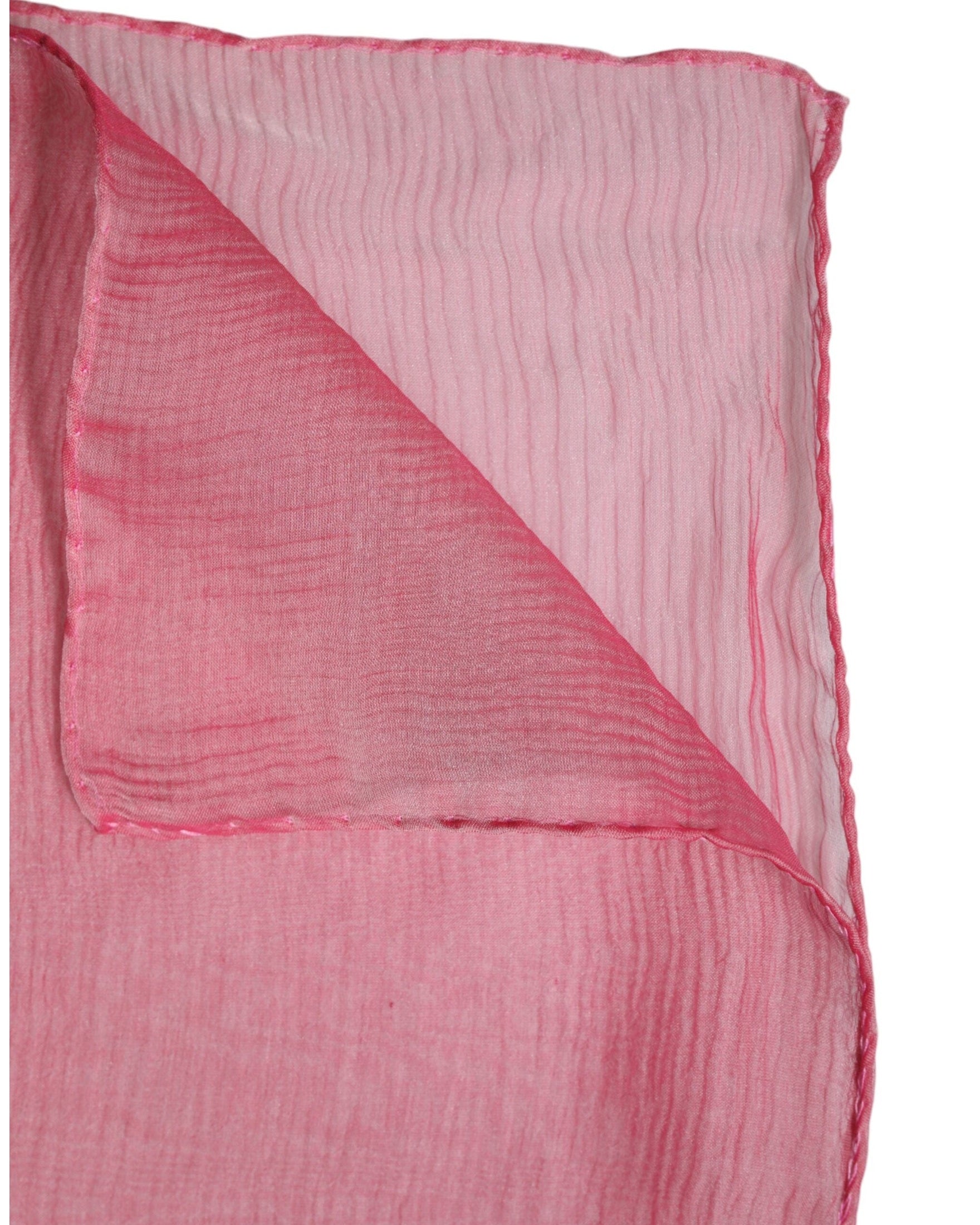 Dolce & Gabbana Pink Silk Rectangle Women Wrap Shawl Scarf Glam Steals