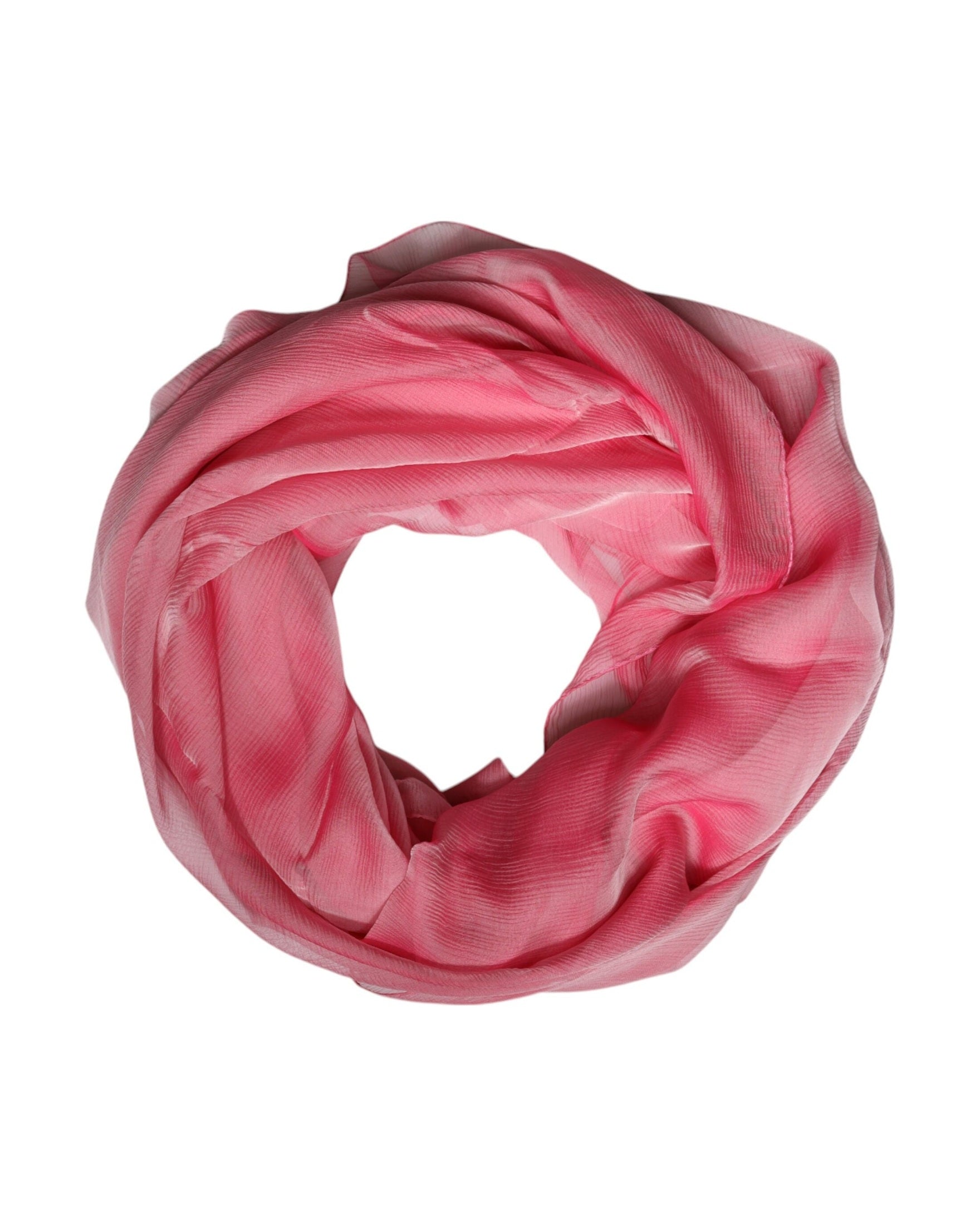 Dolce & Gabbana Pink Silk Rectangle Women Wrap Shawl Scarf Glam Steals