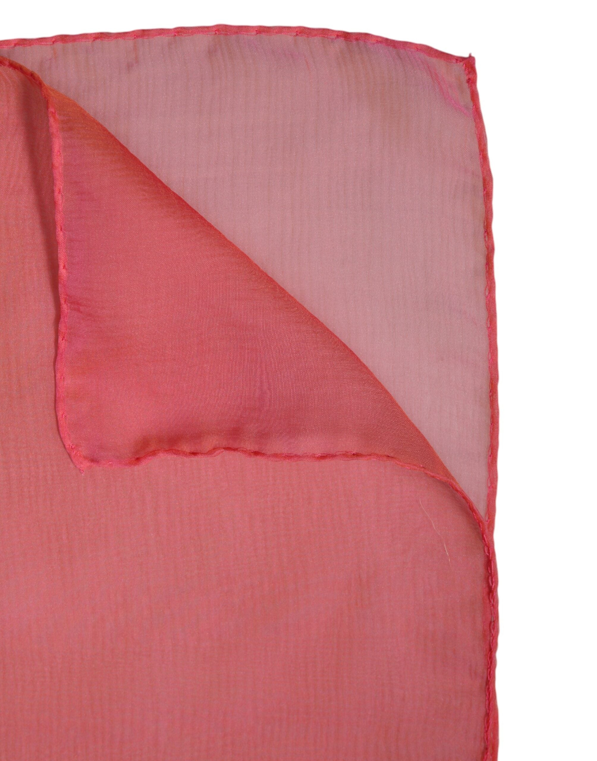 Dolce & Gabbana Pink Silk Rectangle Women Wrap Shawl Scarf Glam Steals