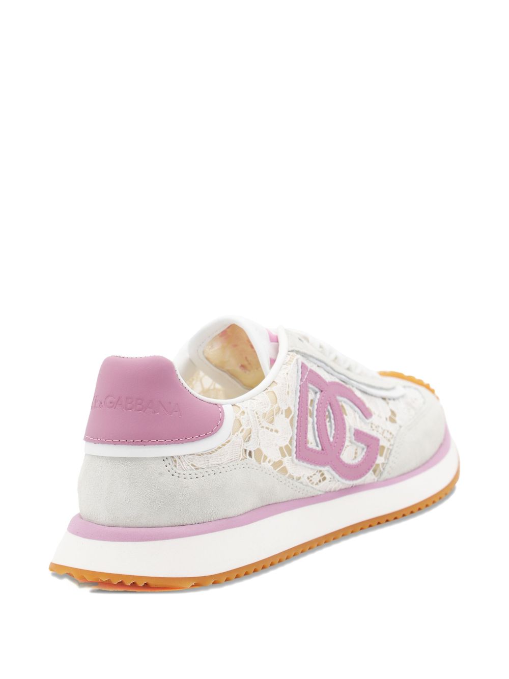 Dolce & Gabbana Pink Sneakers Glam Steals