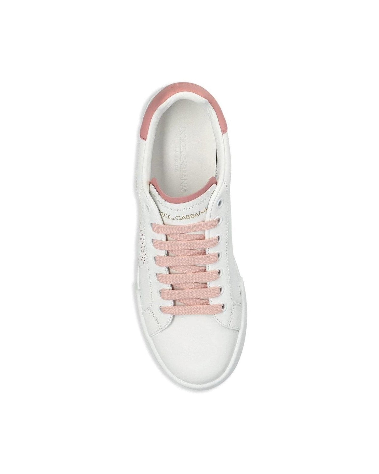 Dolce & Gabbana Pink Sneakers Glam Steals
