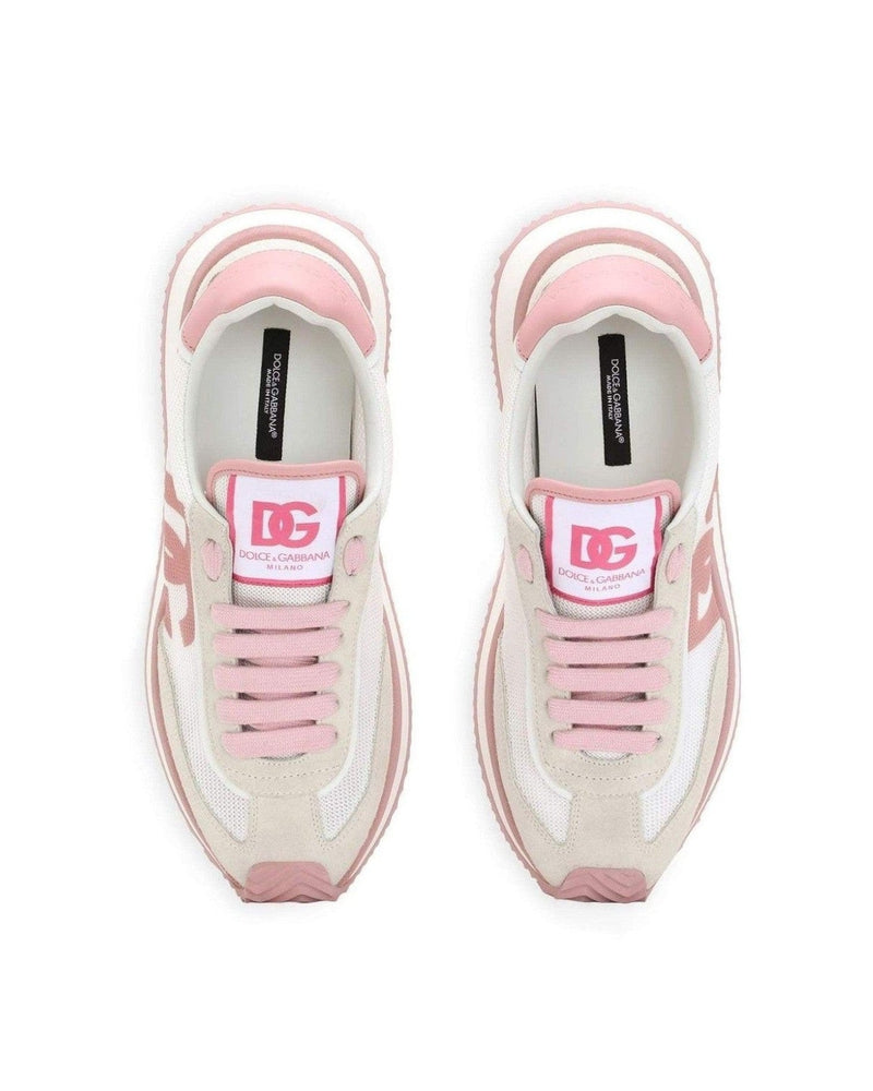Dolce & Gabbana Pink Sneakers Glam Steals