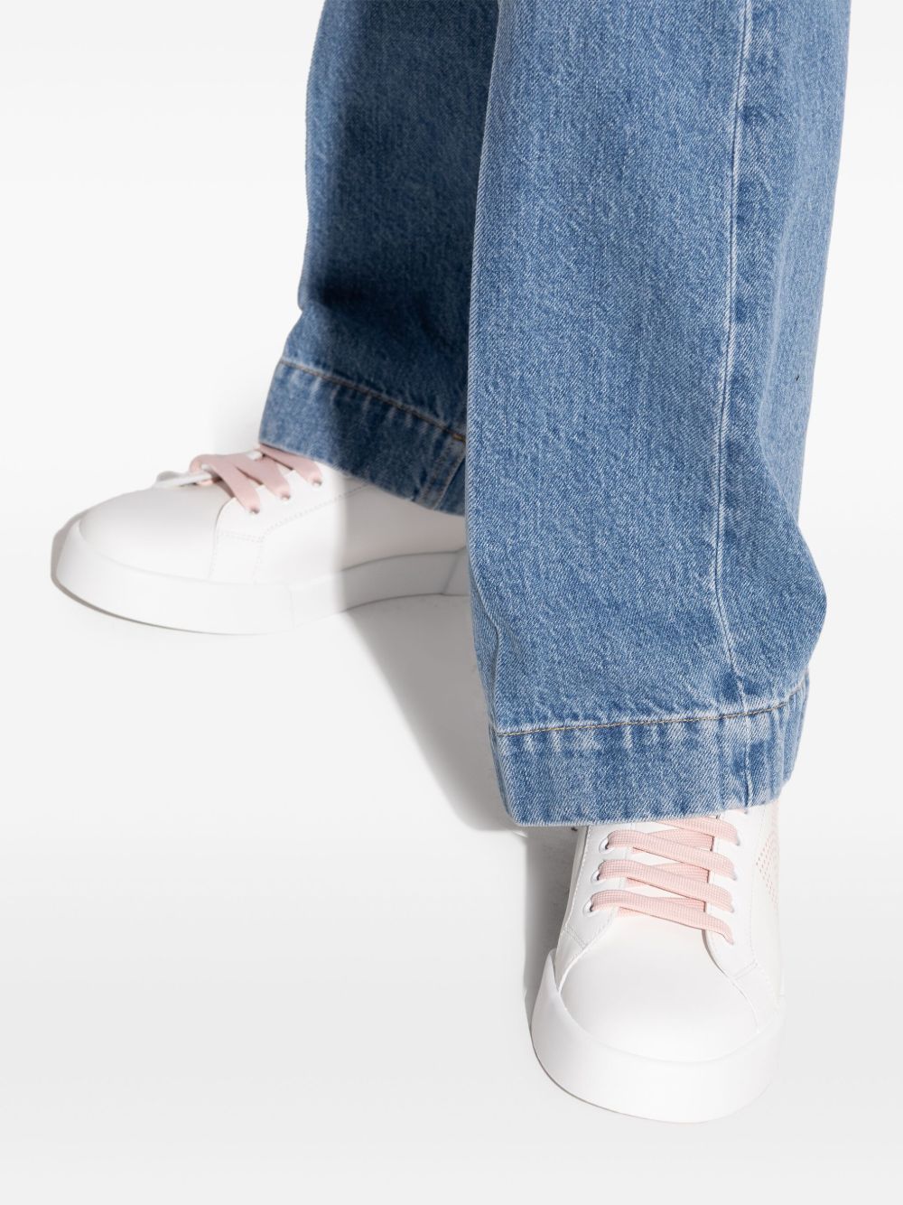 Dolce & Gabbana Pink Sneakers Glam Steals