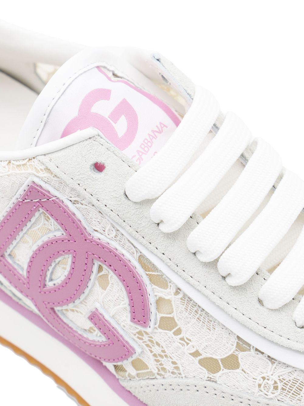 Dolce & Gabbana Pink Sneakers Glam Steals