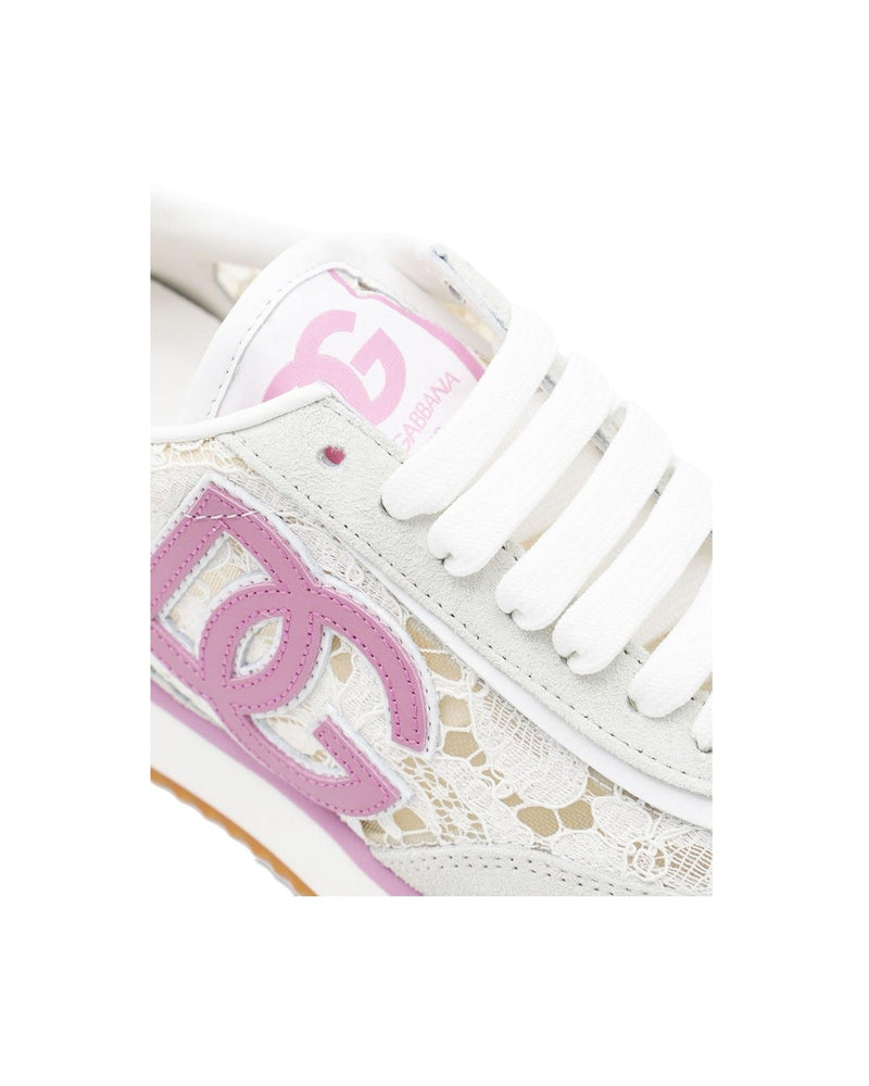 Dolce & Gabbana Pink Sneakers Glam Steals