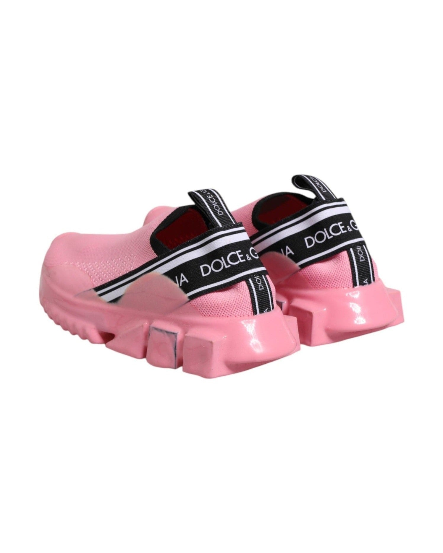 Dolce & Gabbana Pink Sorrento Low Top Women Sneakers Shoes Glam Steals