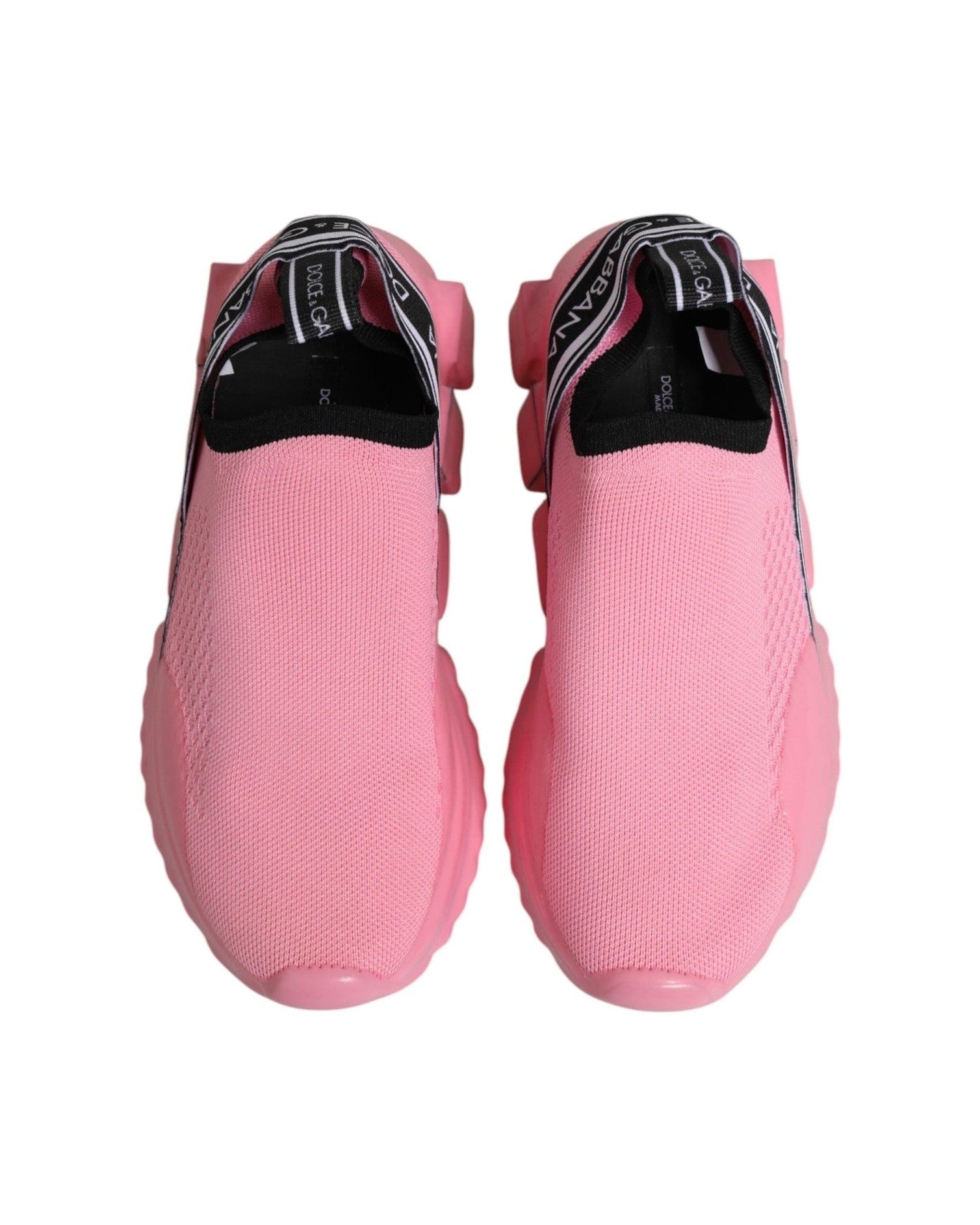 Dolce & Gabbana Pink Sorrento Low Top Women Sneakers Shoes Glam Steals