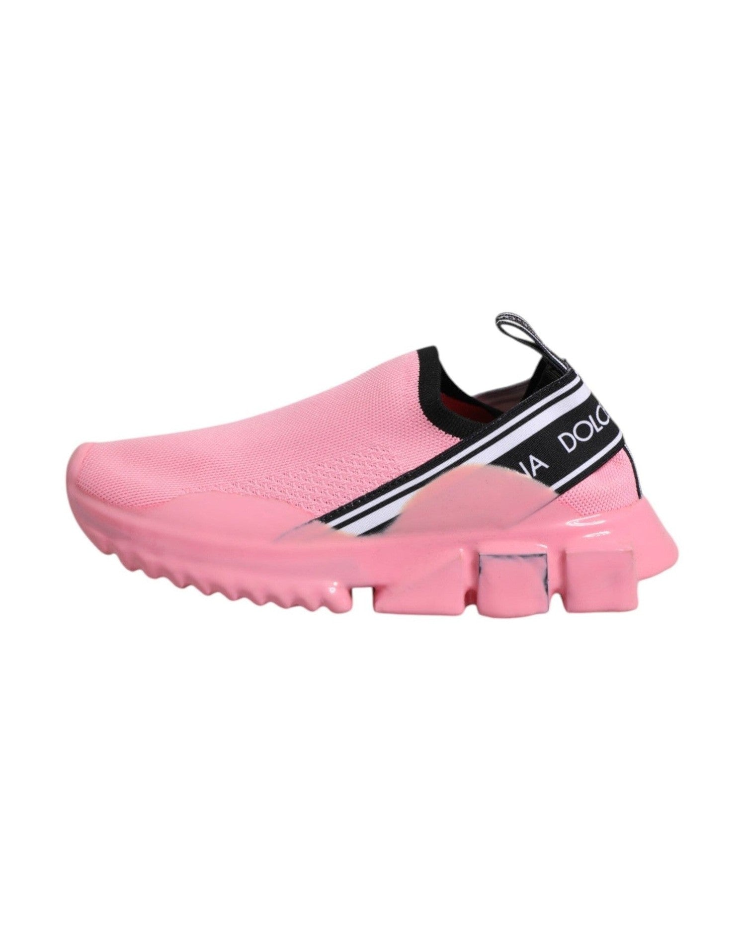 Dolce & Gabbana Pink Sorrento Low Top Women Sneakers Shoes Glam Steals