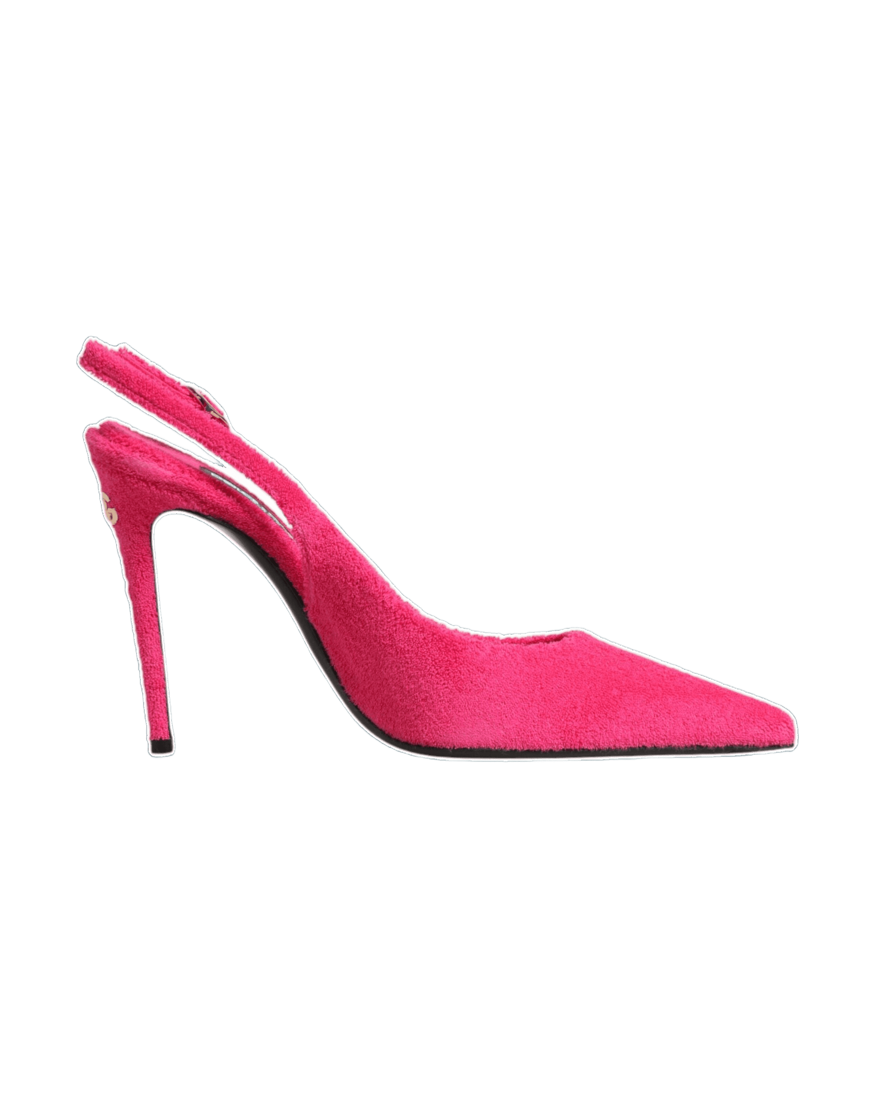 Dolce & Gabbana Pink Suede High Heels Slingback Shoes Glam Steals