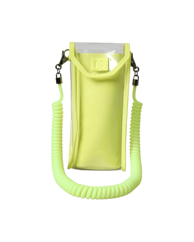 Dolce & Yellow Gabbana Plastic Dg Logo Neck Strap Cardholder Wallet Glam Steals