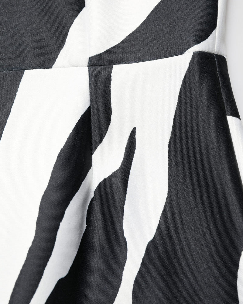 Dolce & Gabbana Polyester Zebra Pattern Jumpsuit Glam Steals