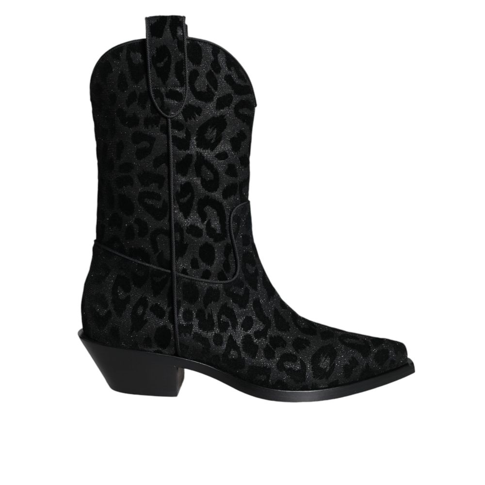 Dolce & Gabbana Polyethylene Black Boot Glam Steals
