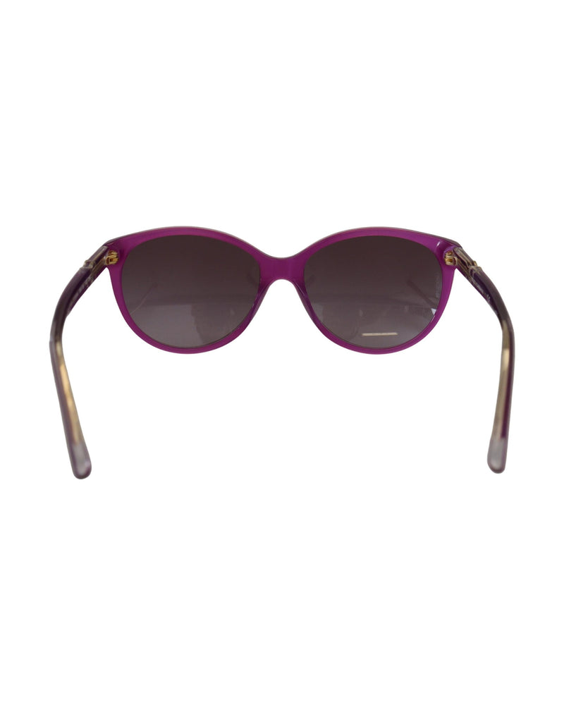 Dolce & Gabbana Purple Acetate Frame Round Sunglasses Glam Steals