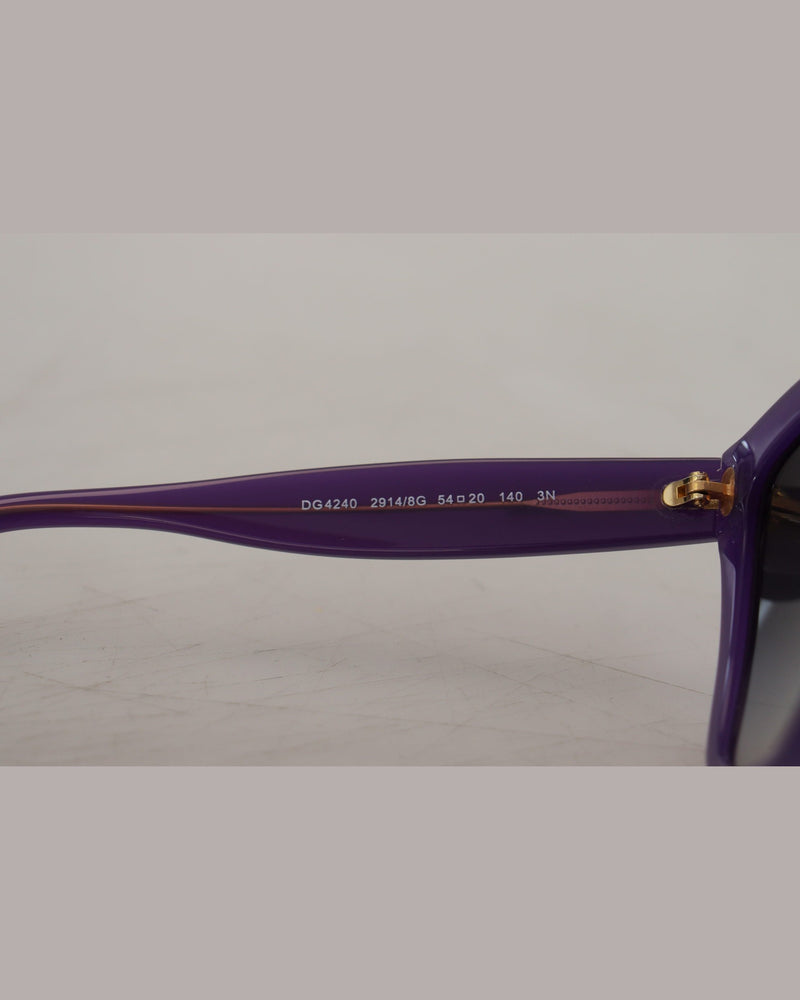 Dolce & Gabbana Purple Acetate Square Full Rim Dg4240 Sunglasses Glam Steals