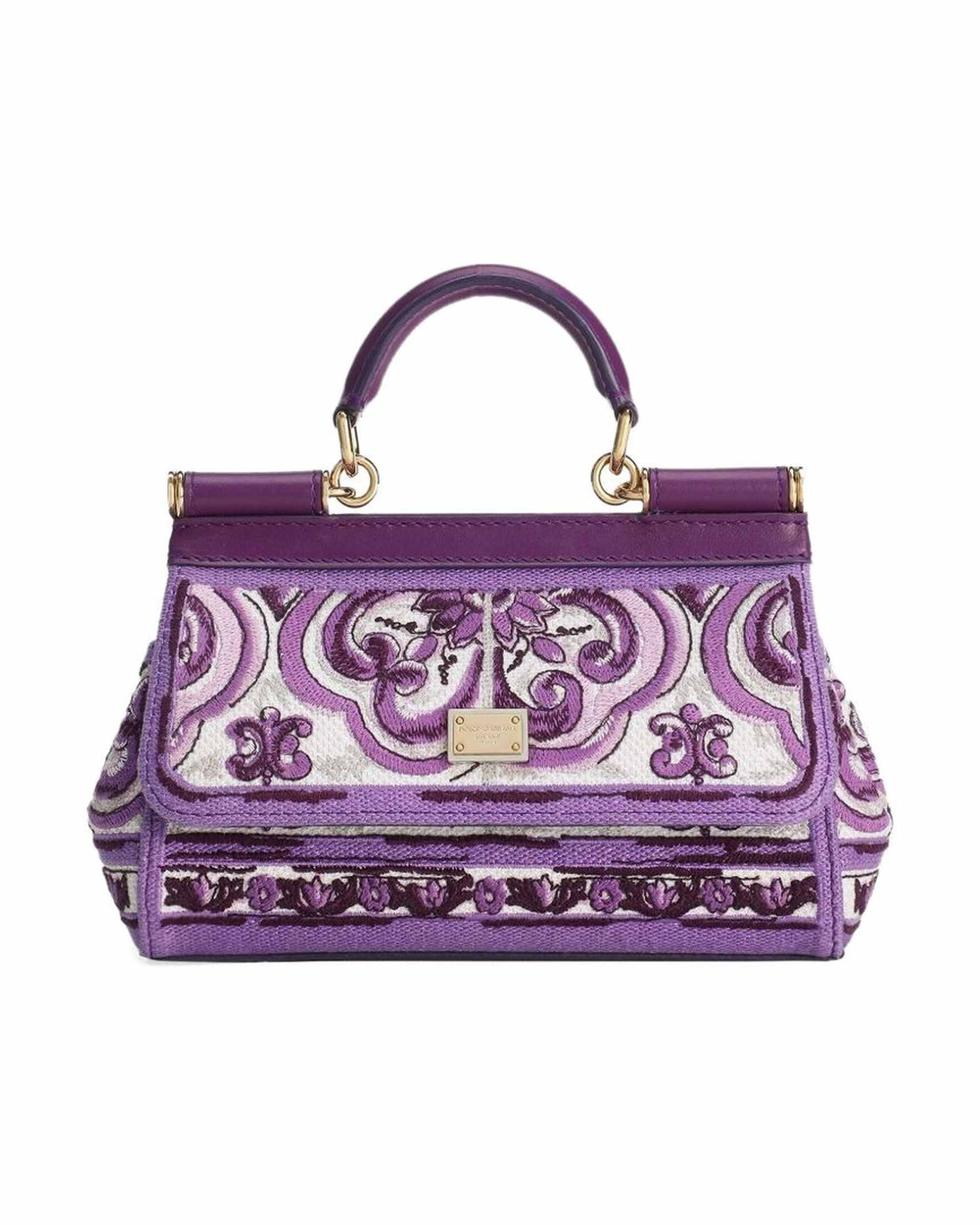 Dolce & Gabbana Purple Bag Glam Steals