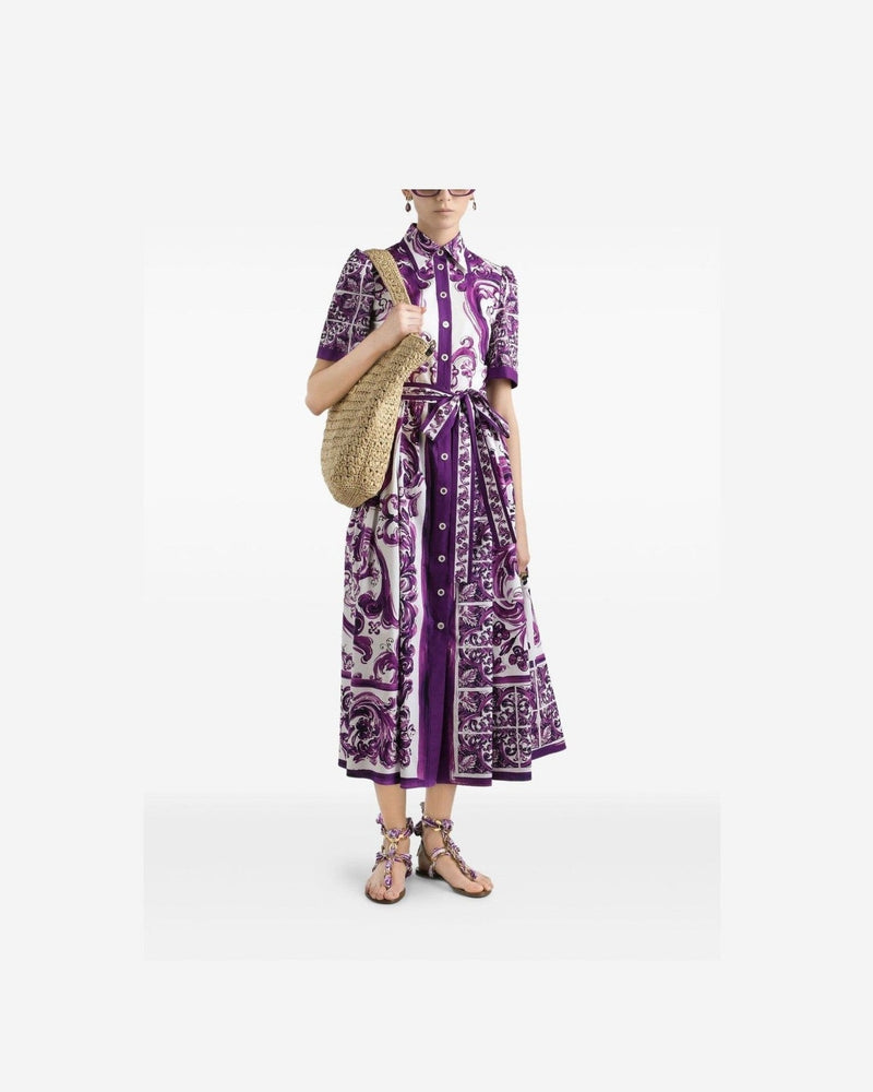 Dolce & Gabbana Purple Dress Glam Steals
