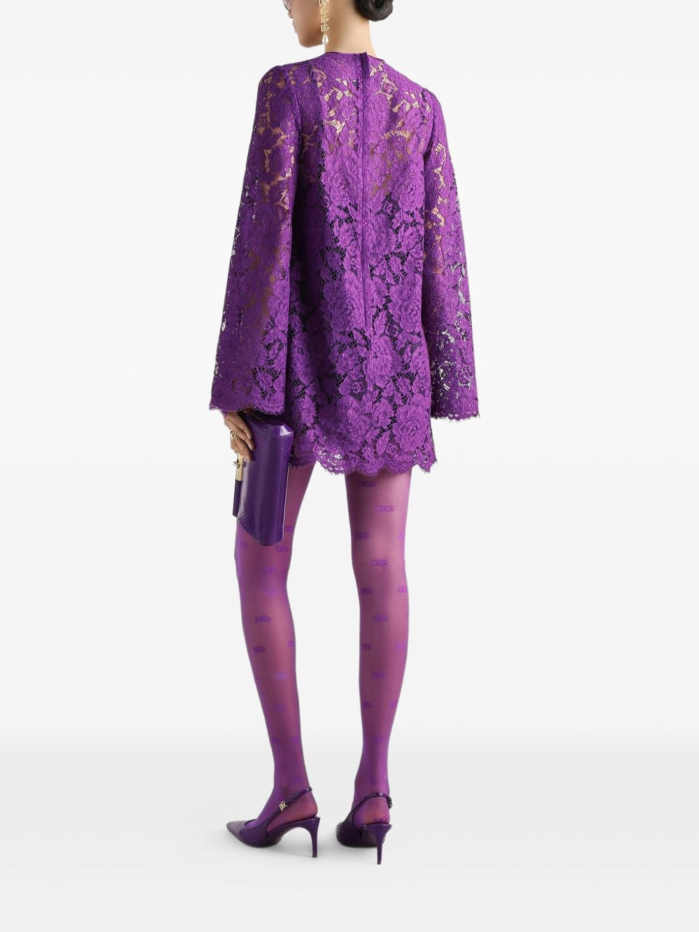 Dolce & Gabbana Purple Dress Glam Steals