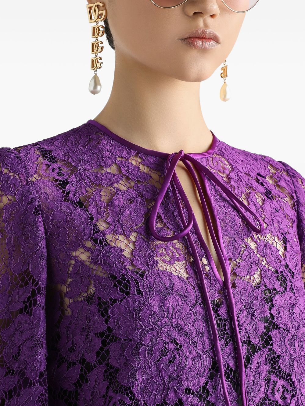 Dolce & Gabbana Purple Dress Glam Steals