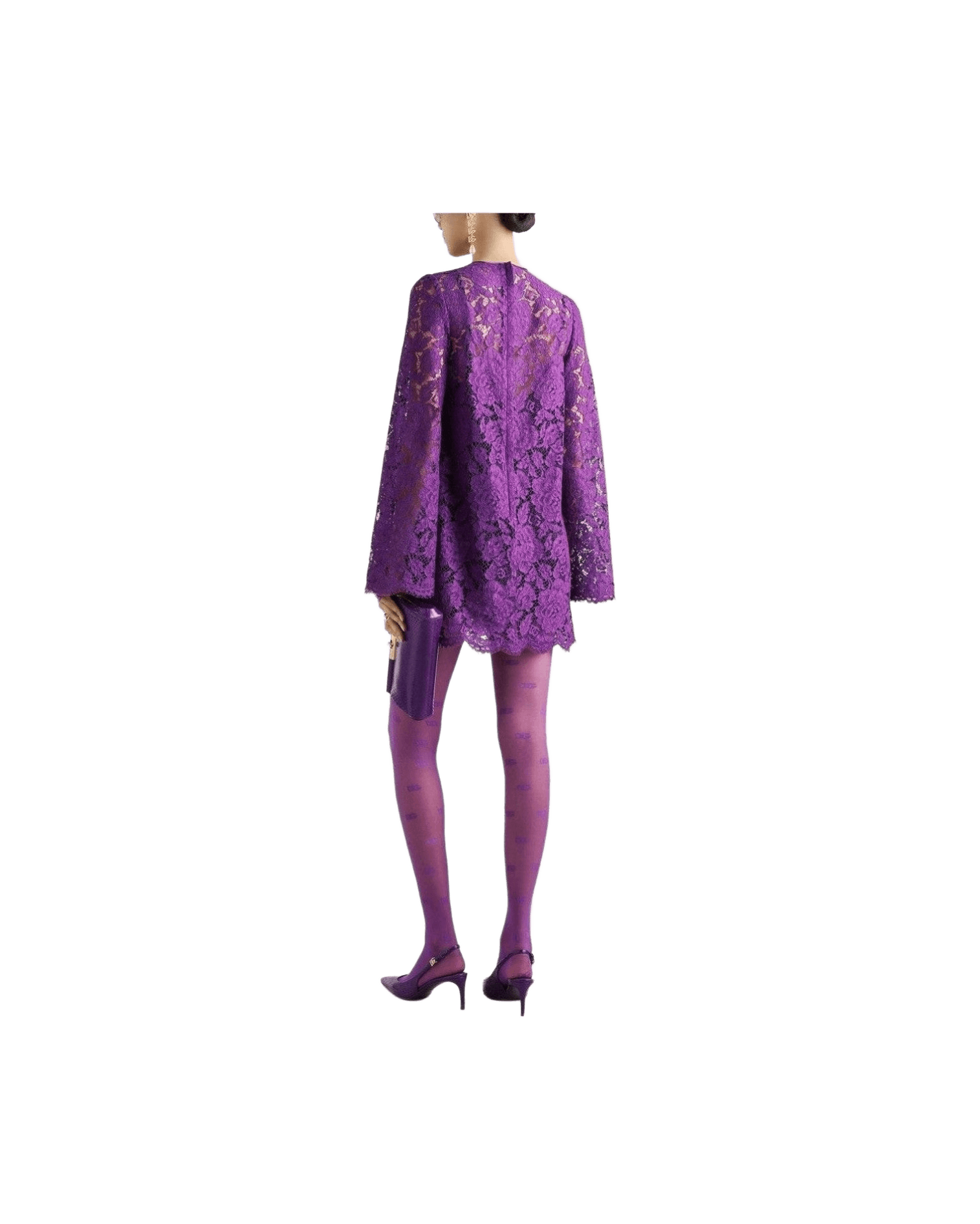 Dolce & Gabbana Purple Dress Glam Steals