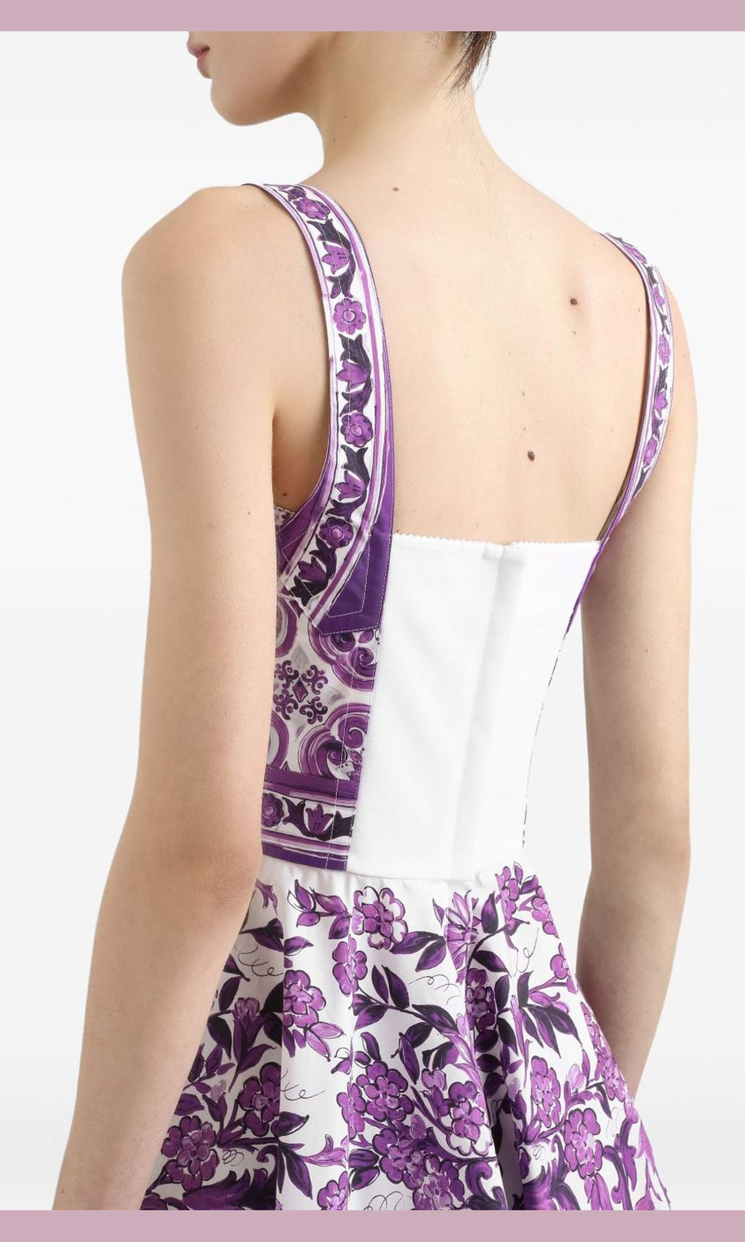Dolce & Gabbana Purple Dress Glam Steals