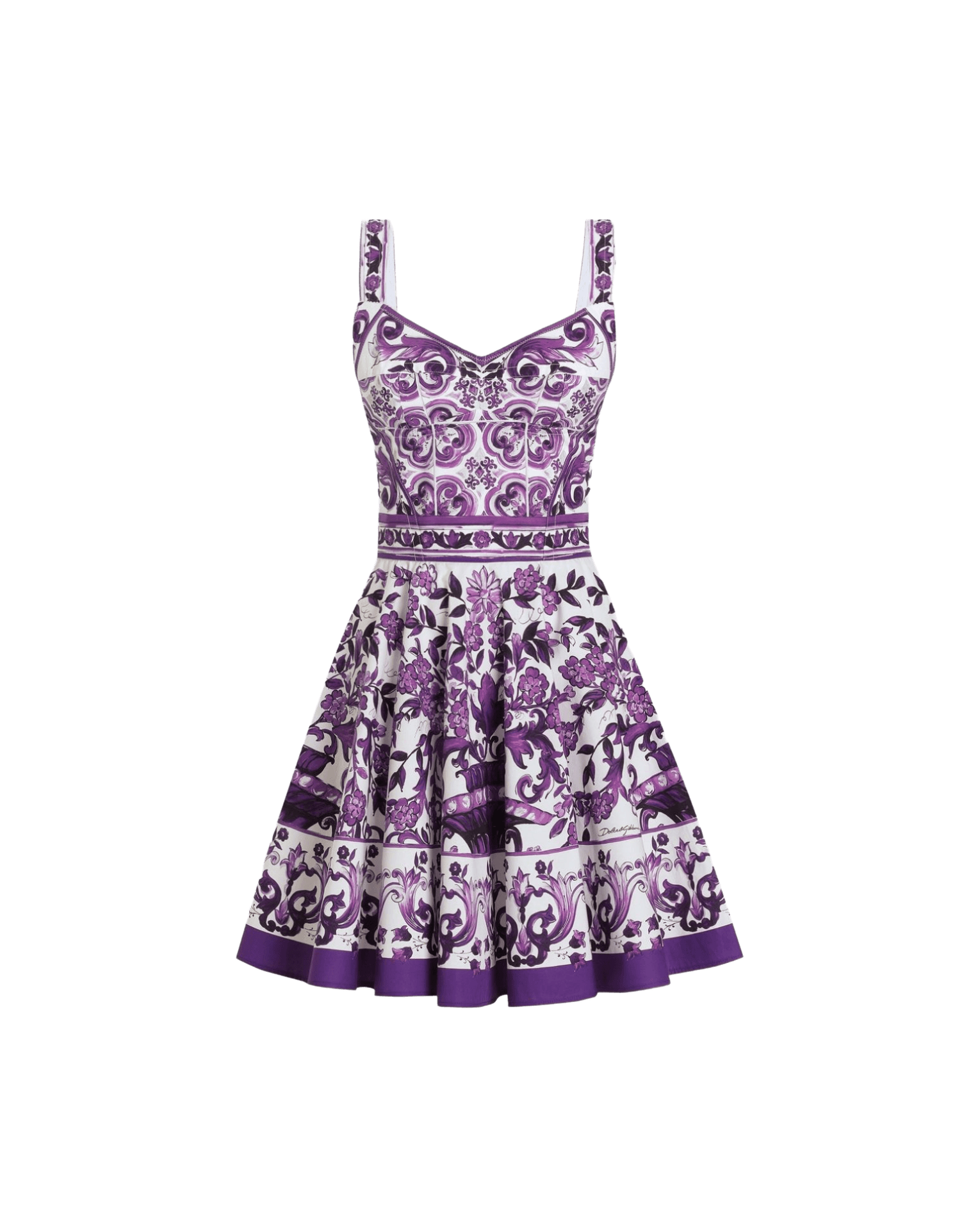Dolce & Gabbana Purple Dress Glam Steals